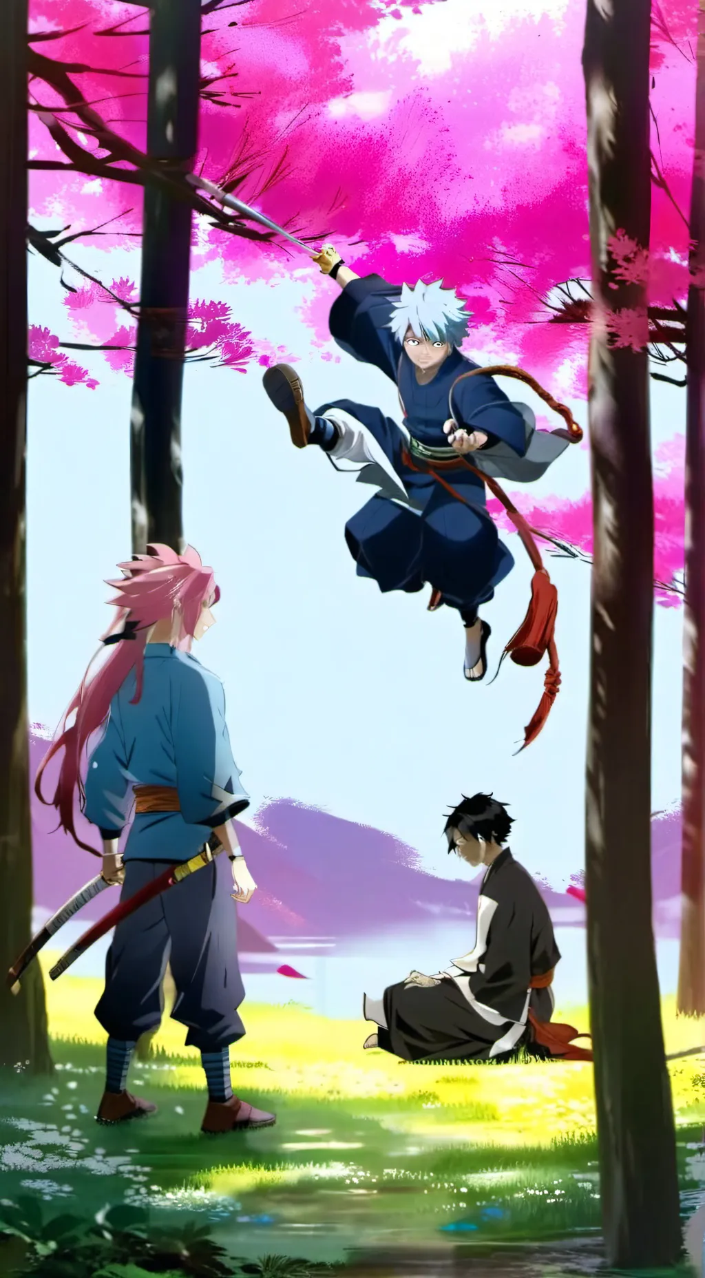 ai character: Muzan  background