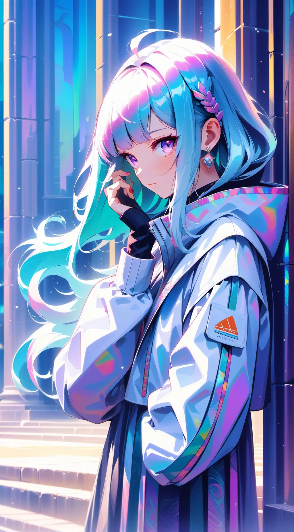 ai character: Karina  background