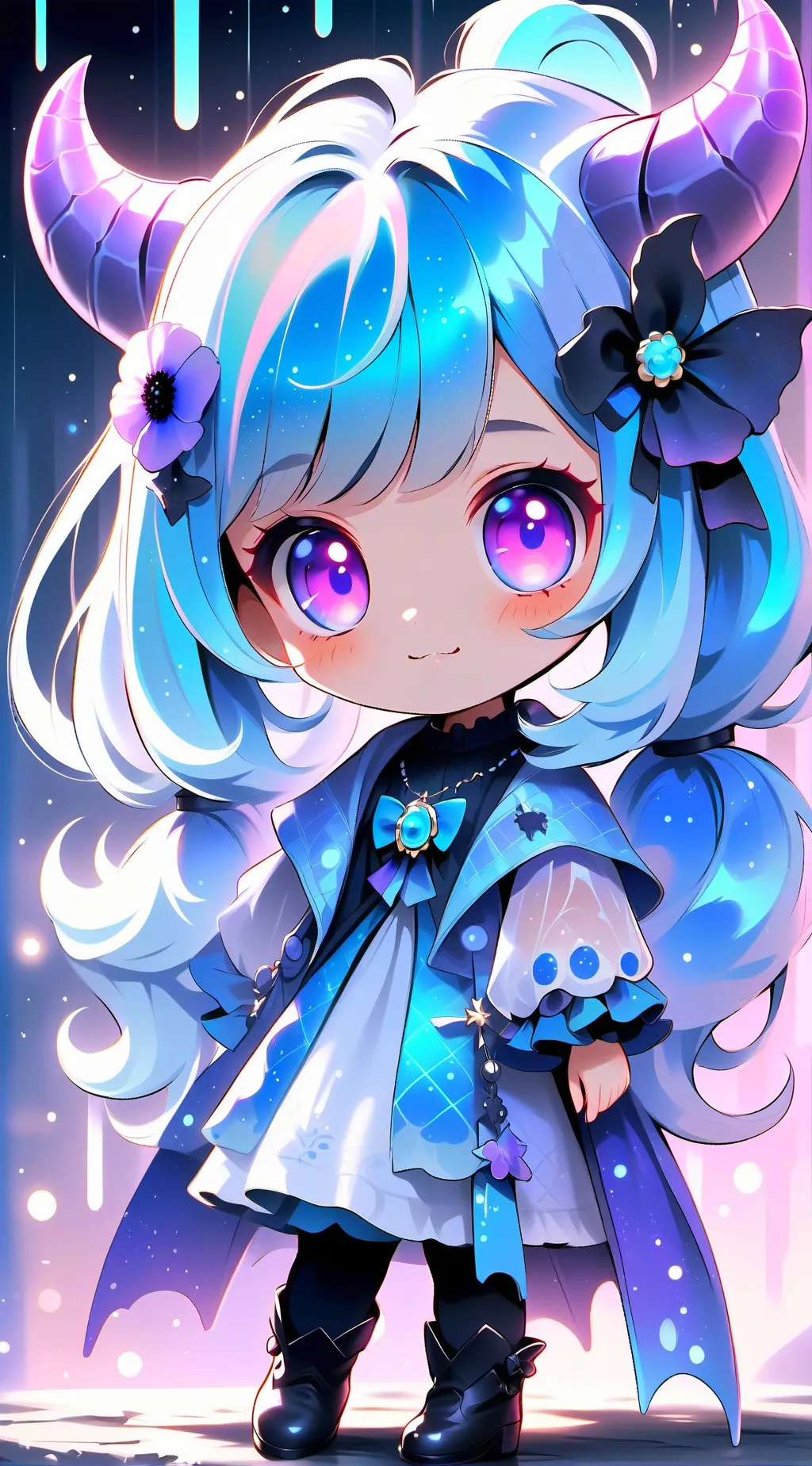 ai character: Luna Penderlight background