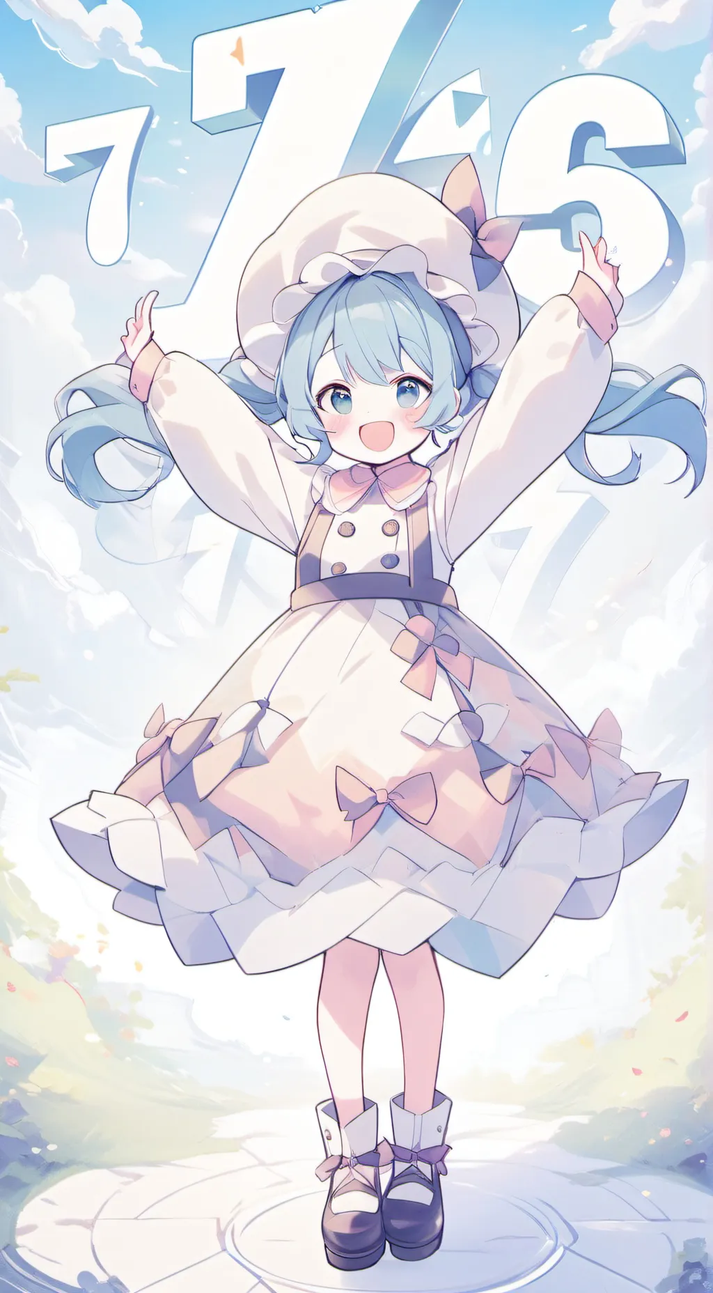 ai character: Three quarters background