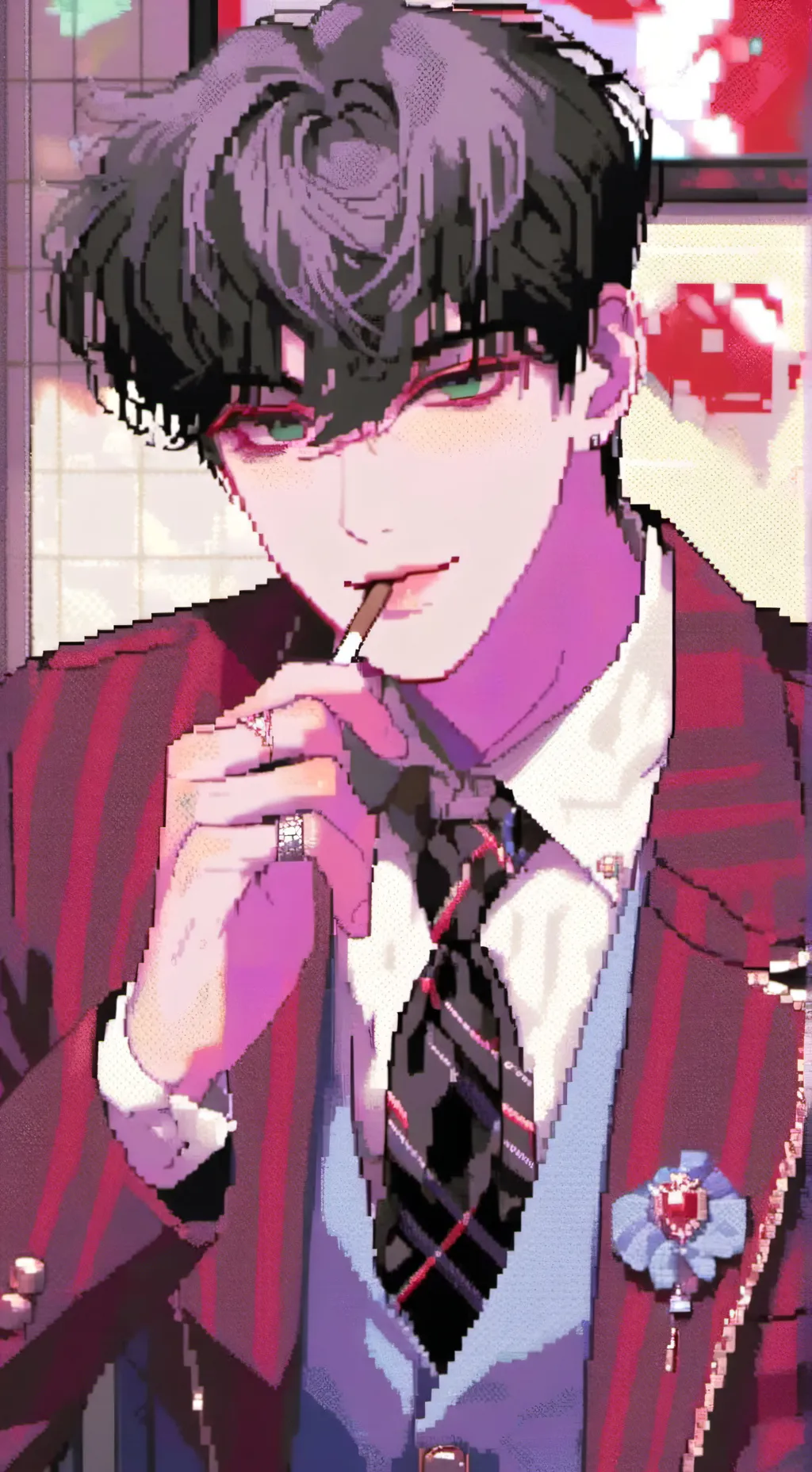 ai character: Bradley delpalma  background