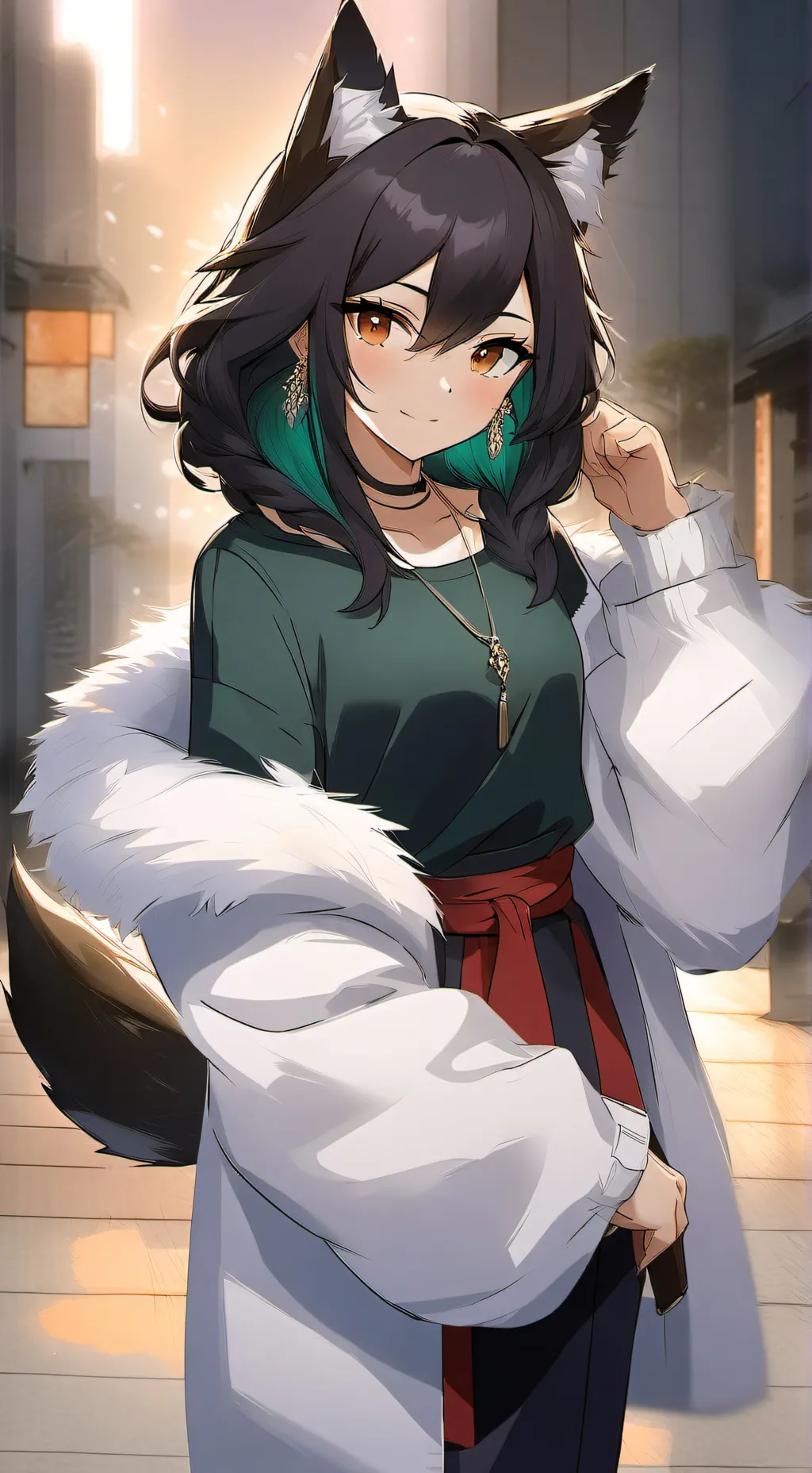 ai character: hybrid  background