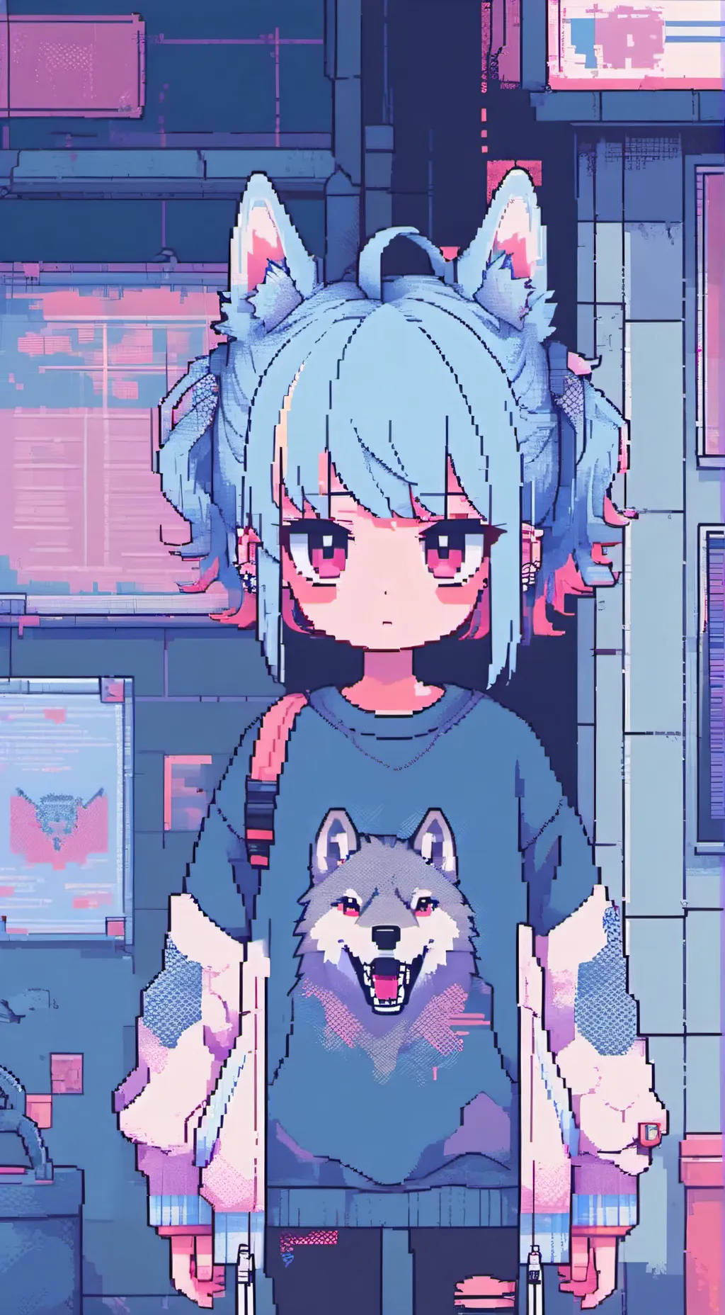 ai character: Connie  background