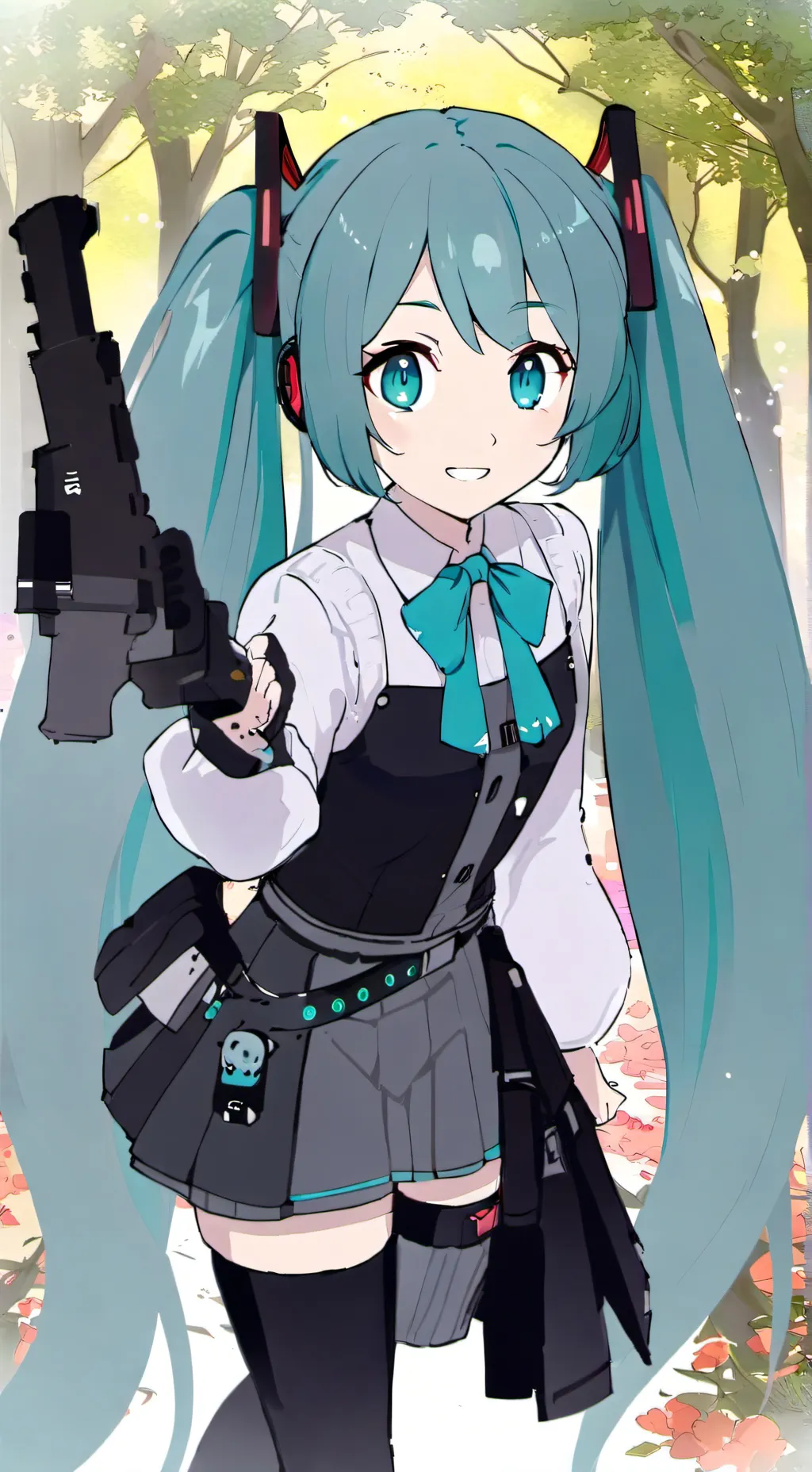 ai character: miku background