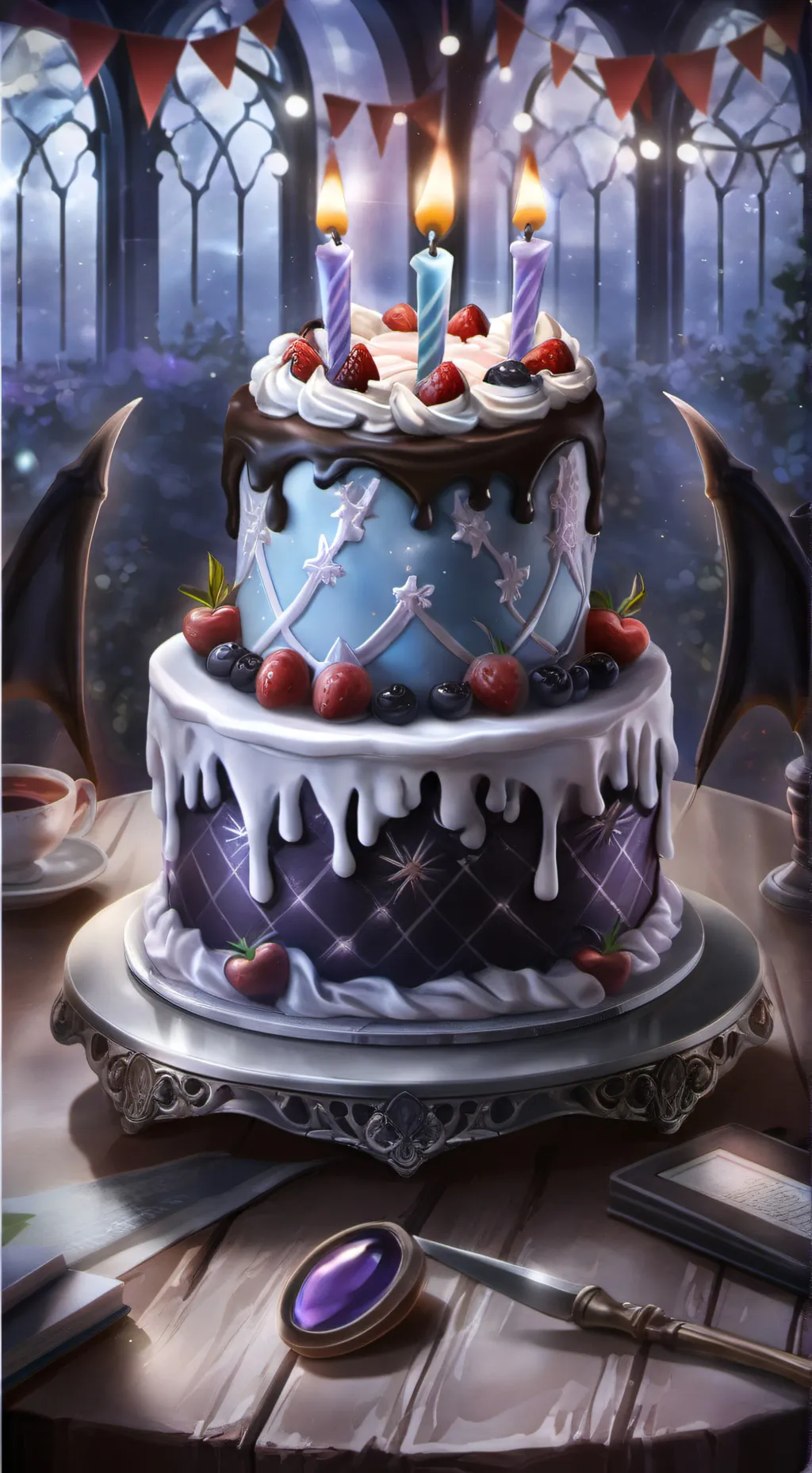 ai character: Your Birthday.... background