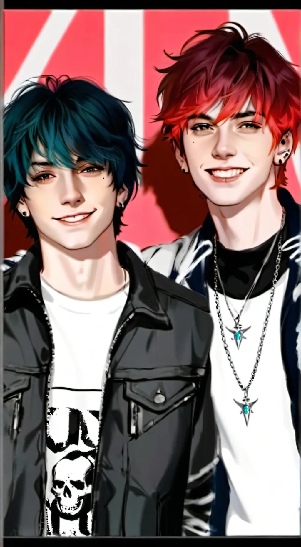 ai character: Jake and johnnie background