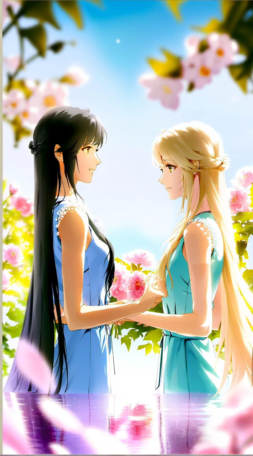 ai character: Emma and emily background