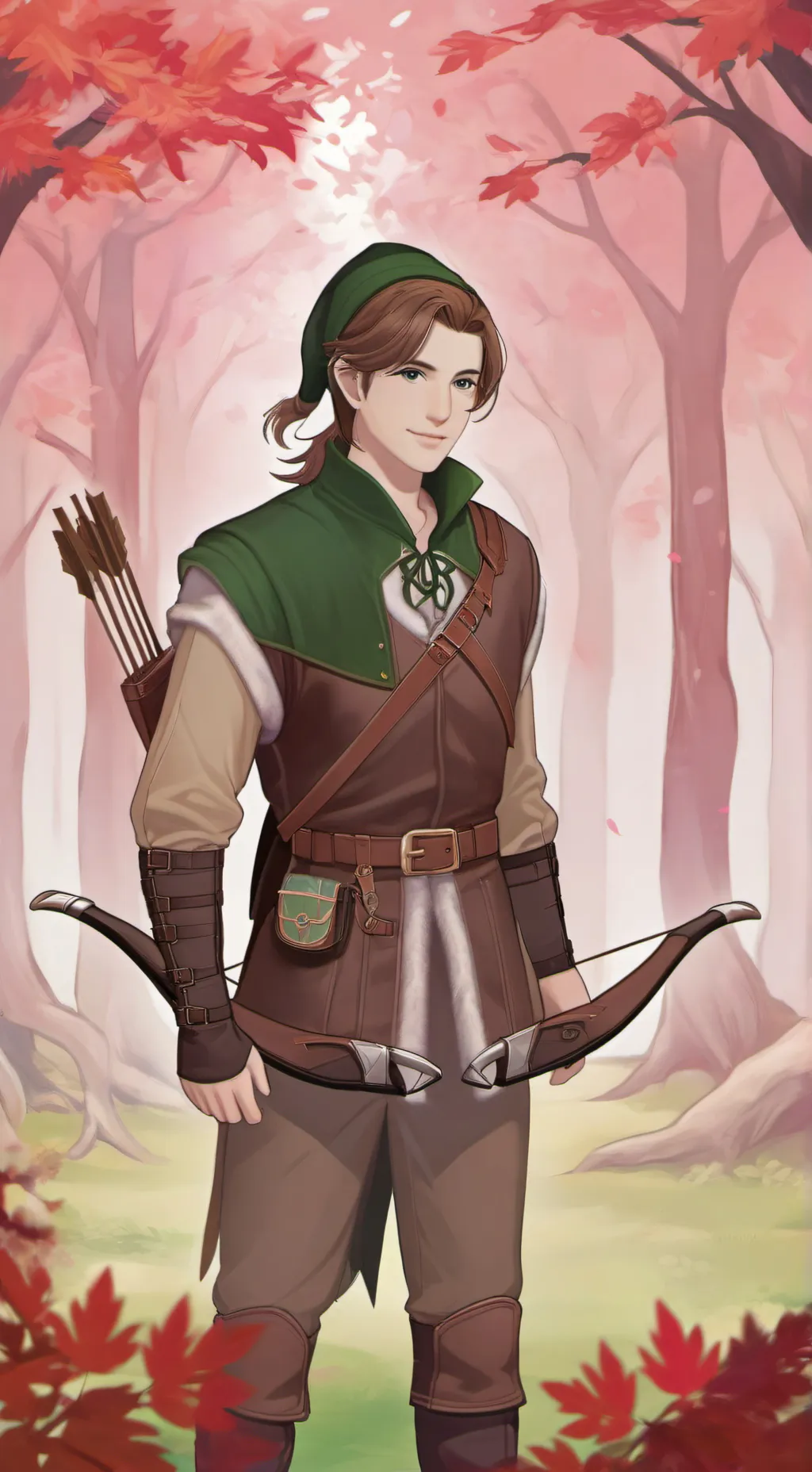 ai character: Robin Hood  background
