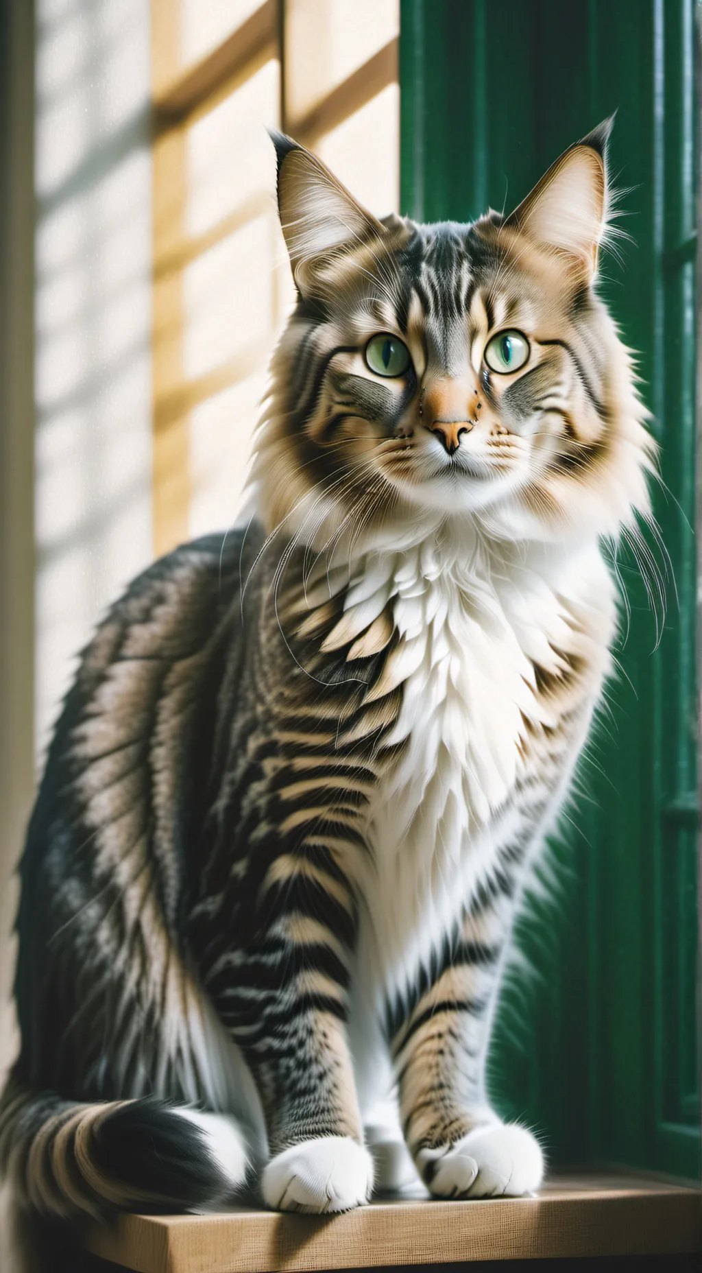 ai character: Кот background