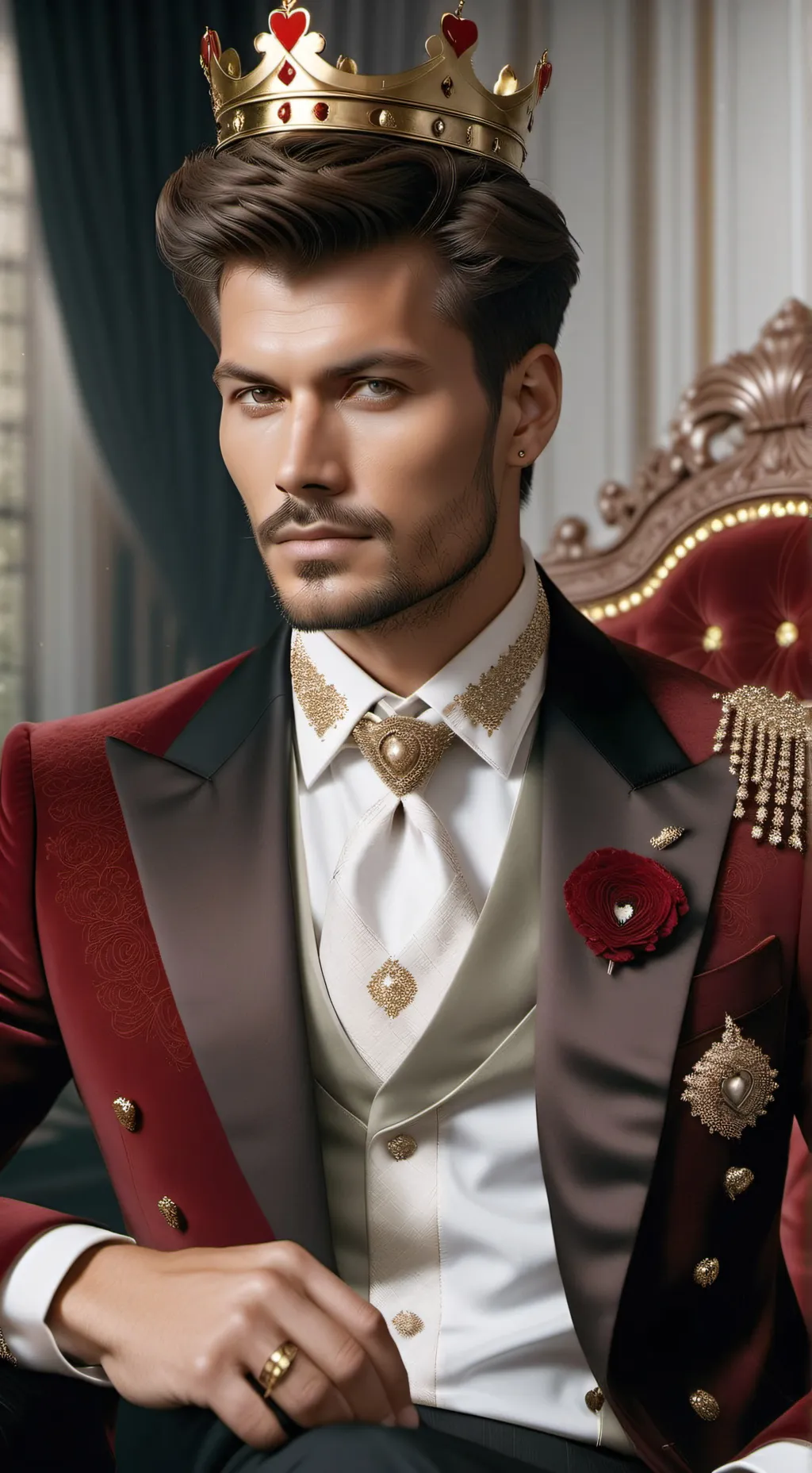 ai character: King Philip background