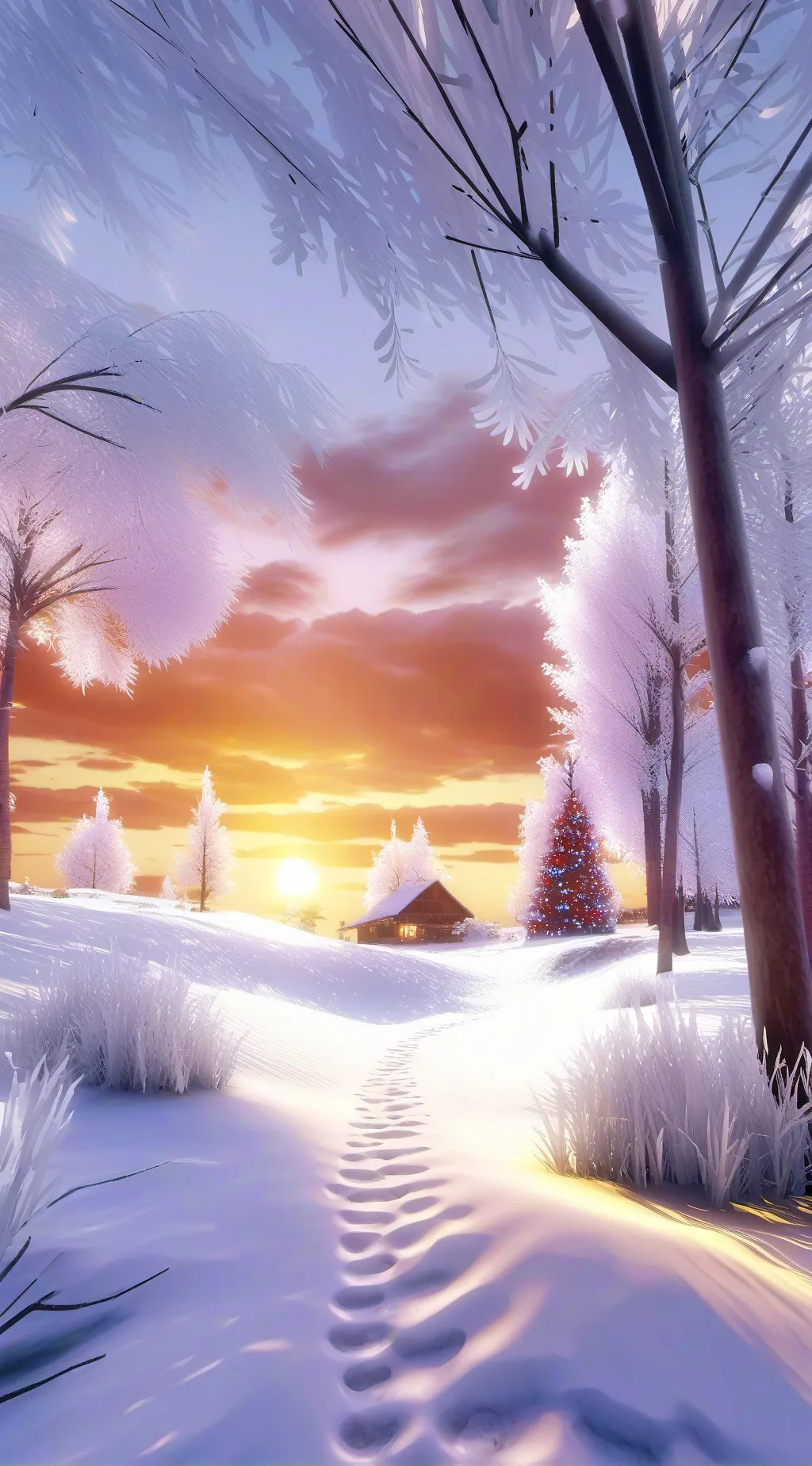 ai character: 99NITF Christmas!🎄 background