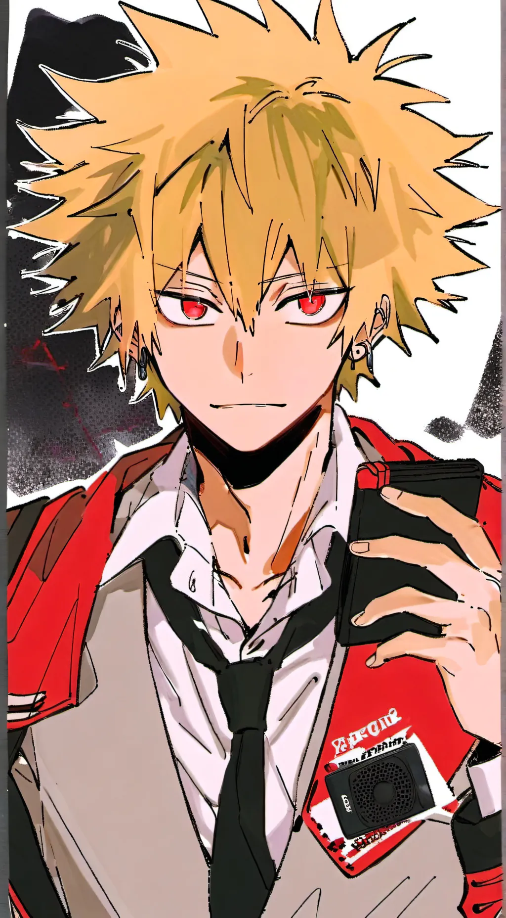 ai character:  bakugou katsuki background