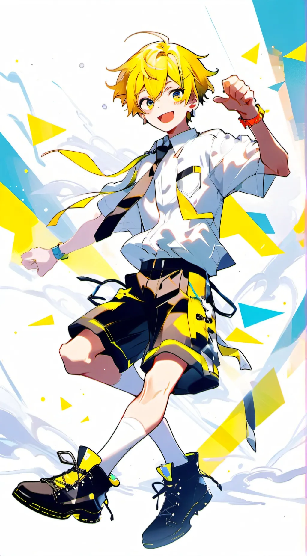 ai character: Kagimine Len background