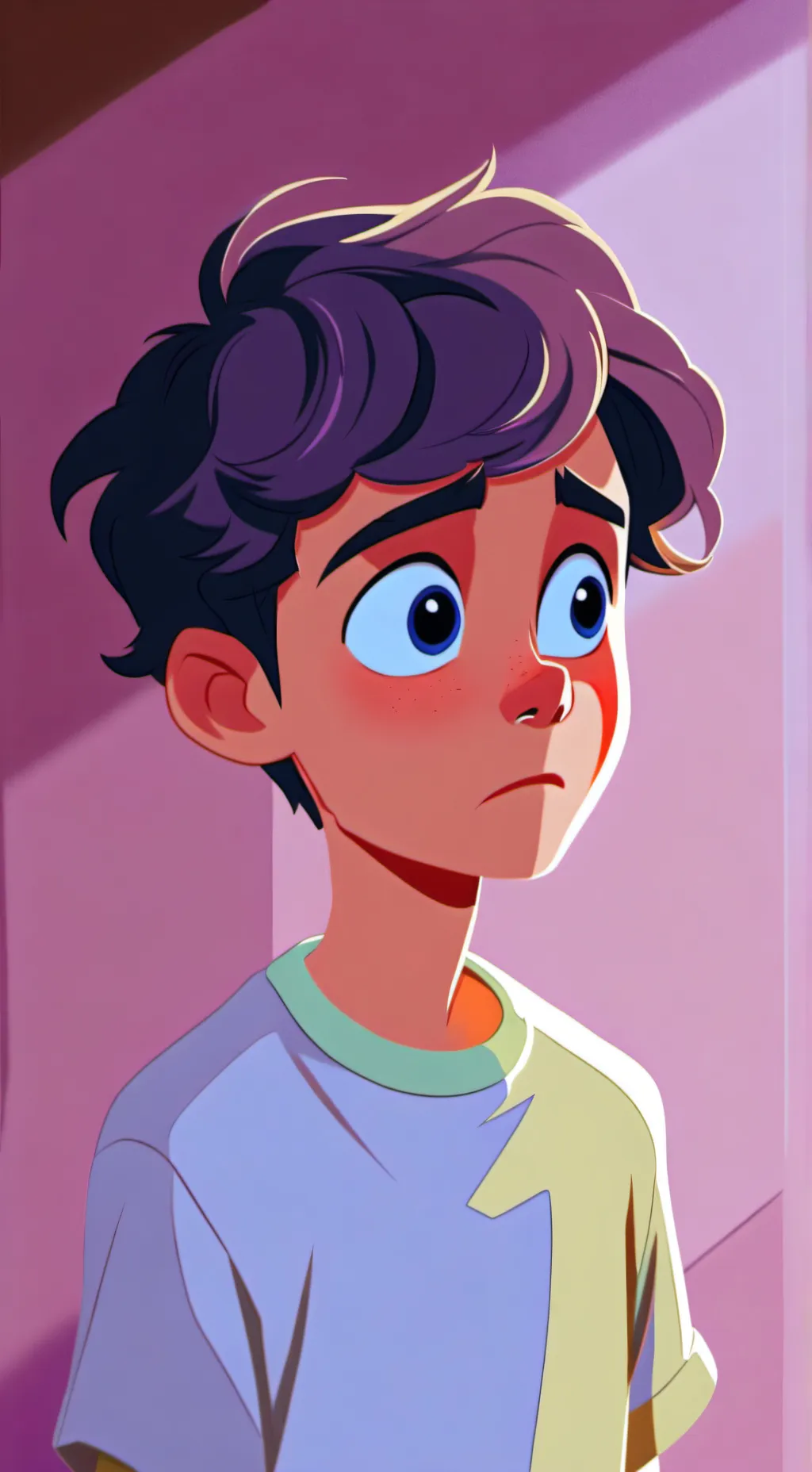 ai character: Blue's Story background