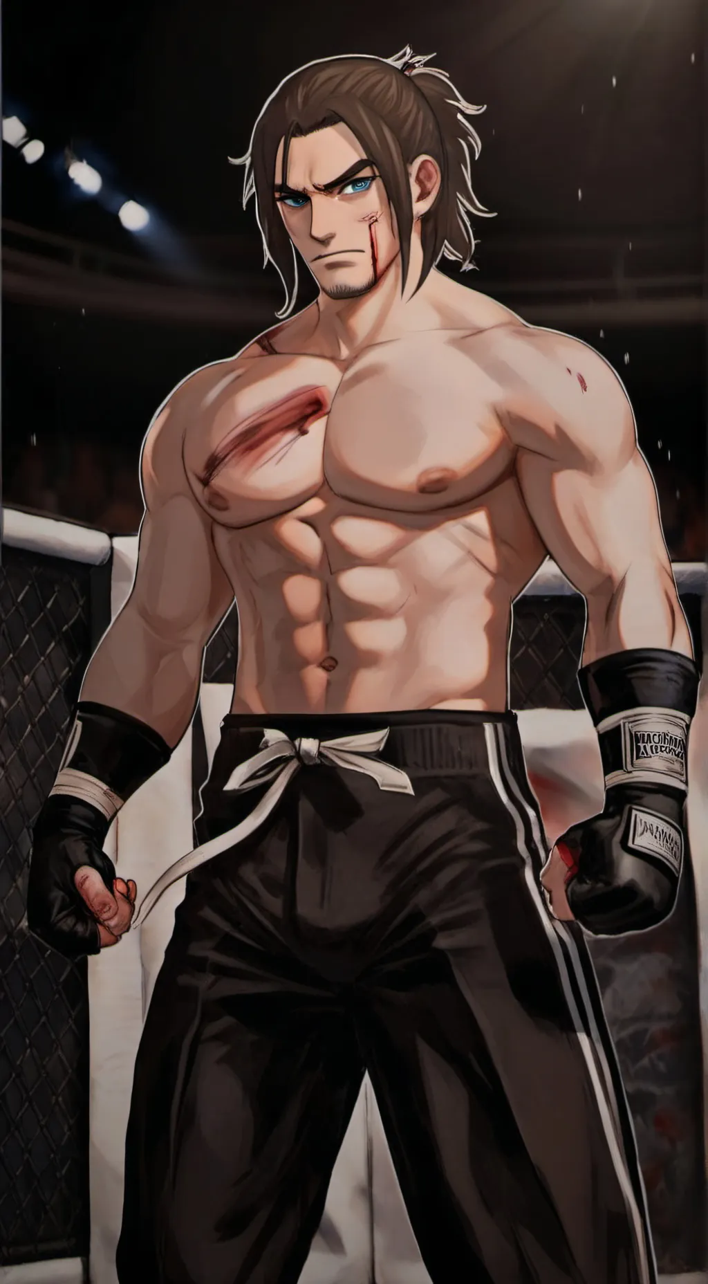 ai character: Ewan caine  background