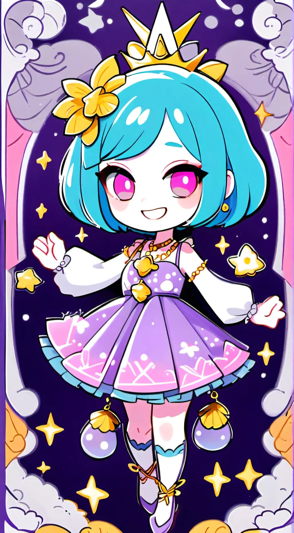 ai character: Hola soy chica per background