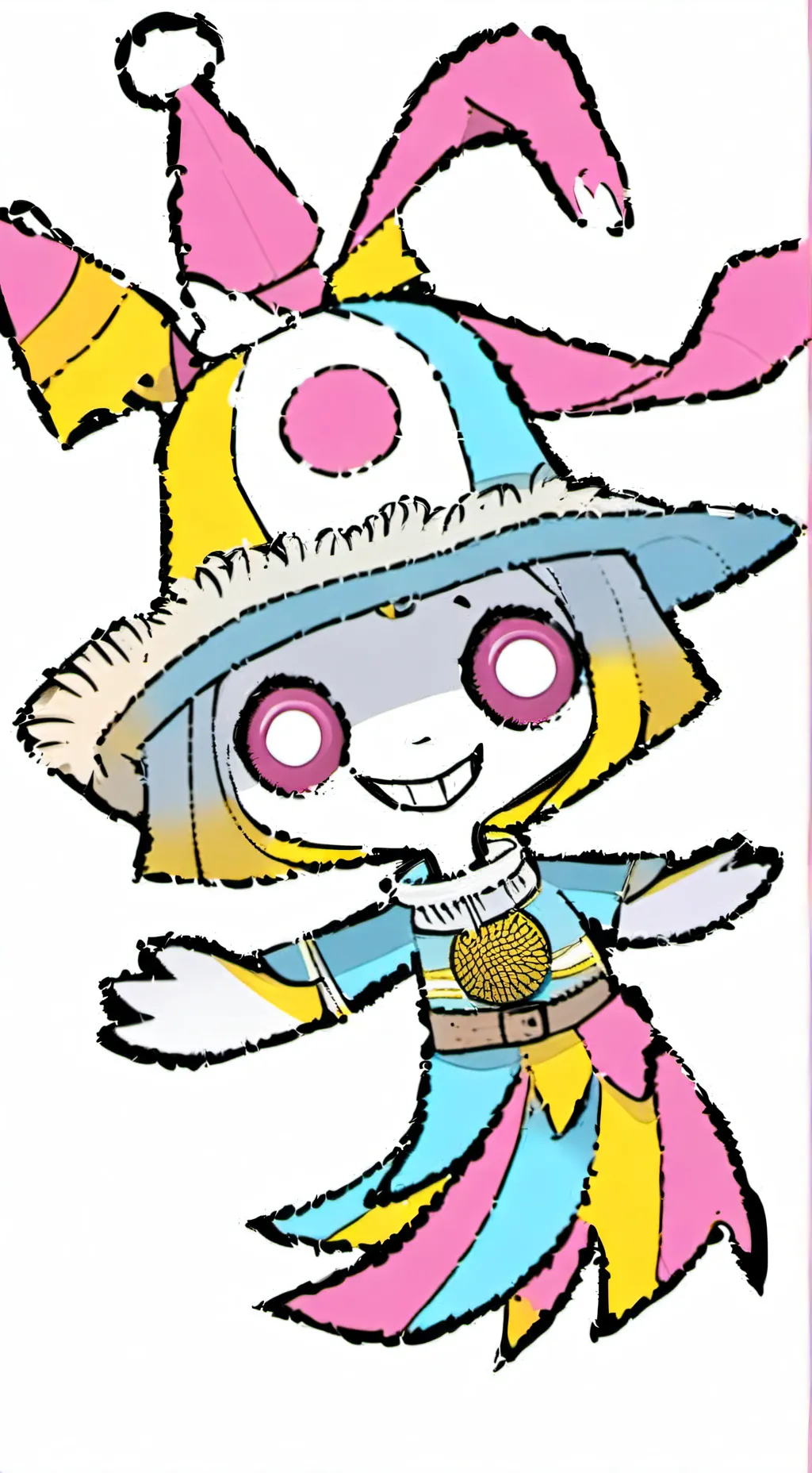 ai character: Dandys world background