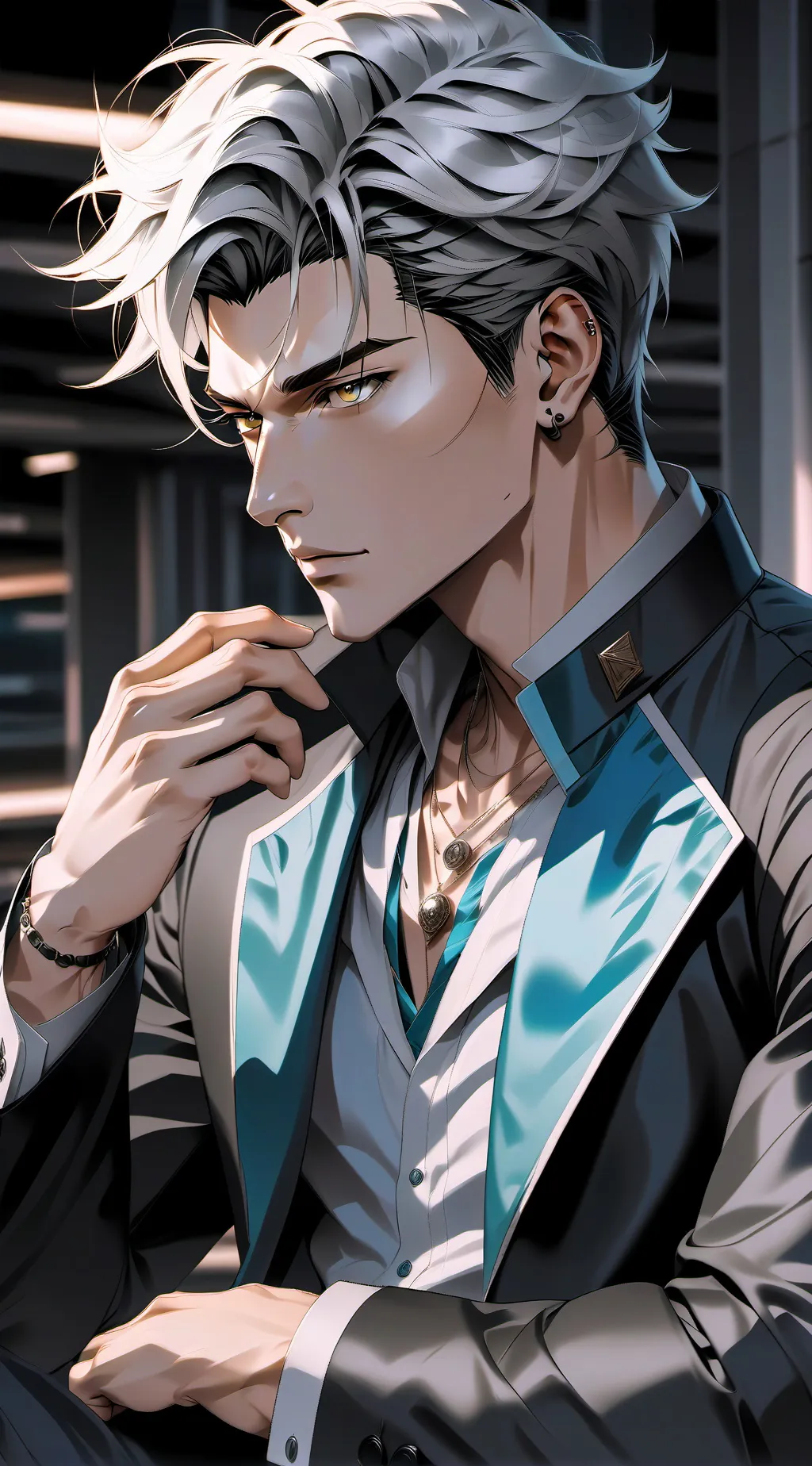 ai character: Oliver background