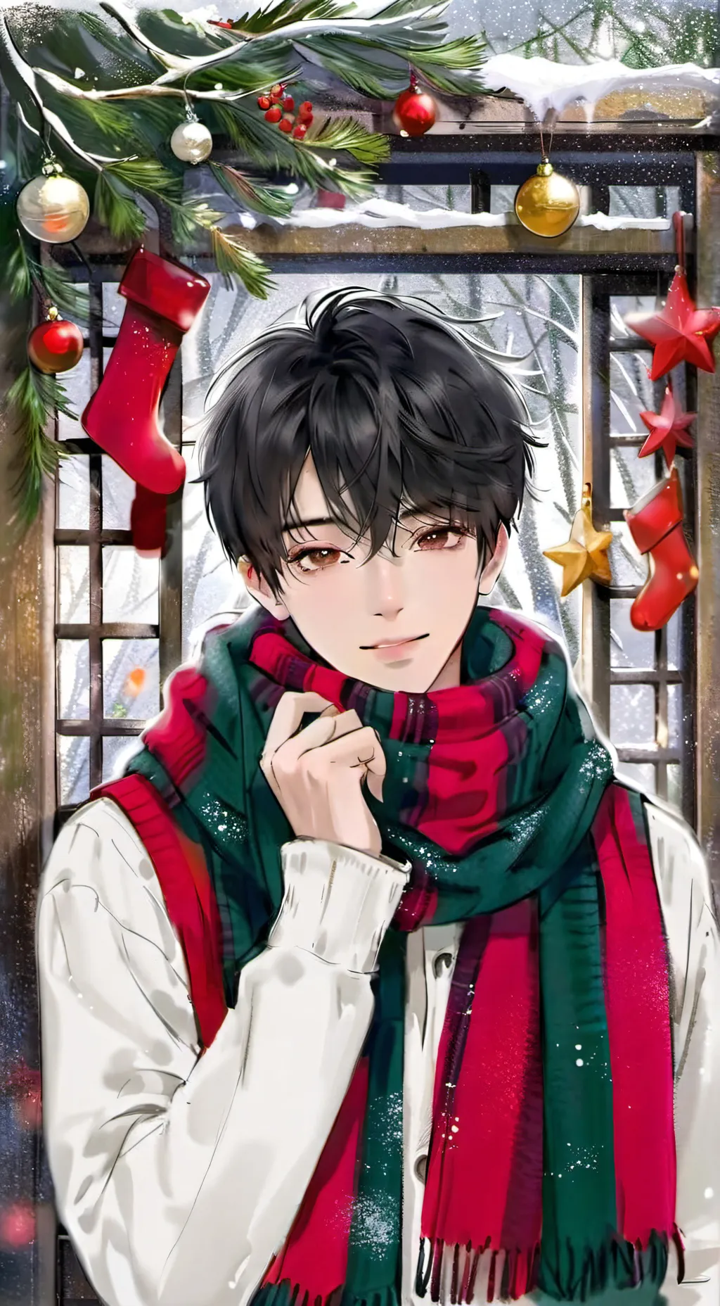 ai character: ☃️ZIQ☃️ background