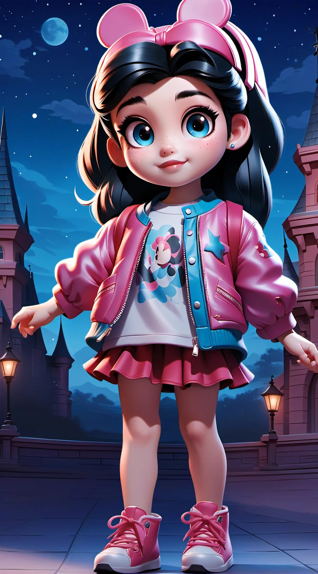 ai character: little daisy  background