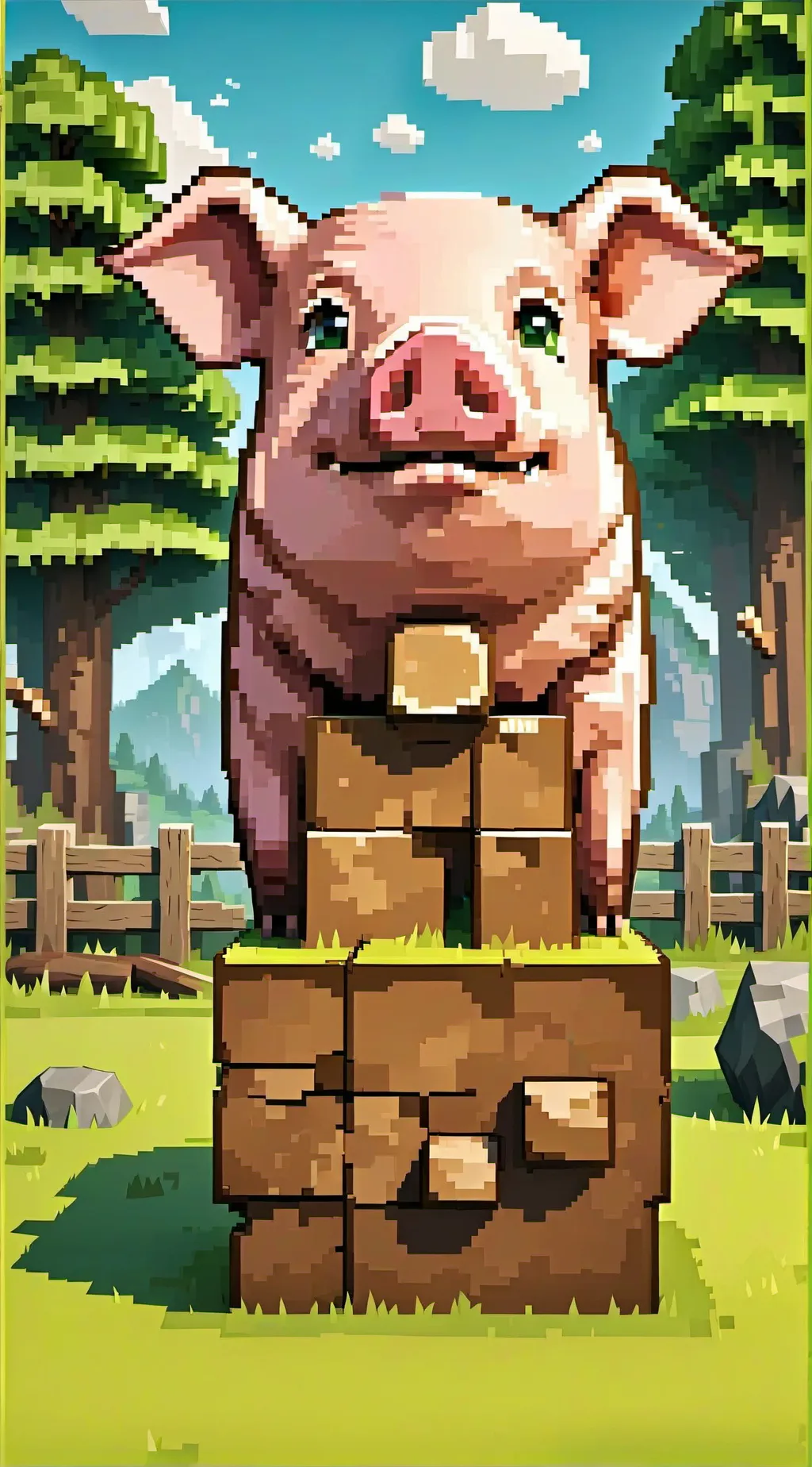 ai character: toon new background