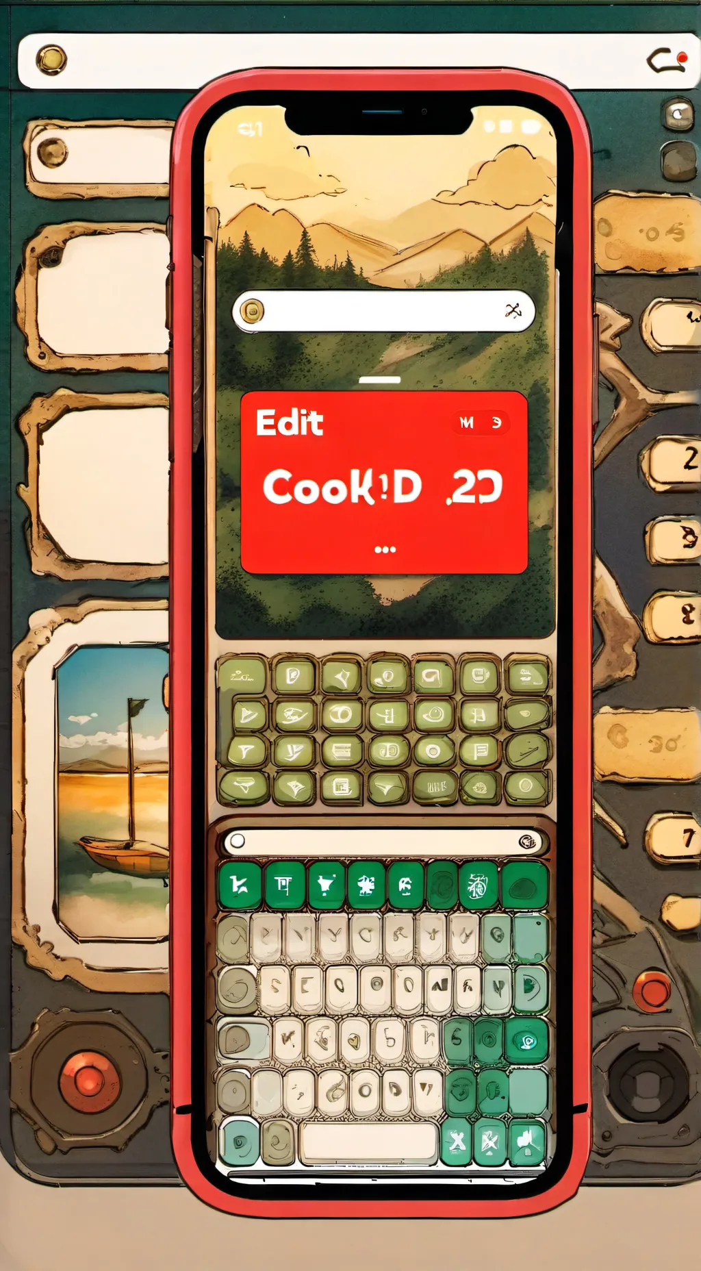 ai character: SECRET TOLD?! background