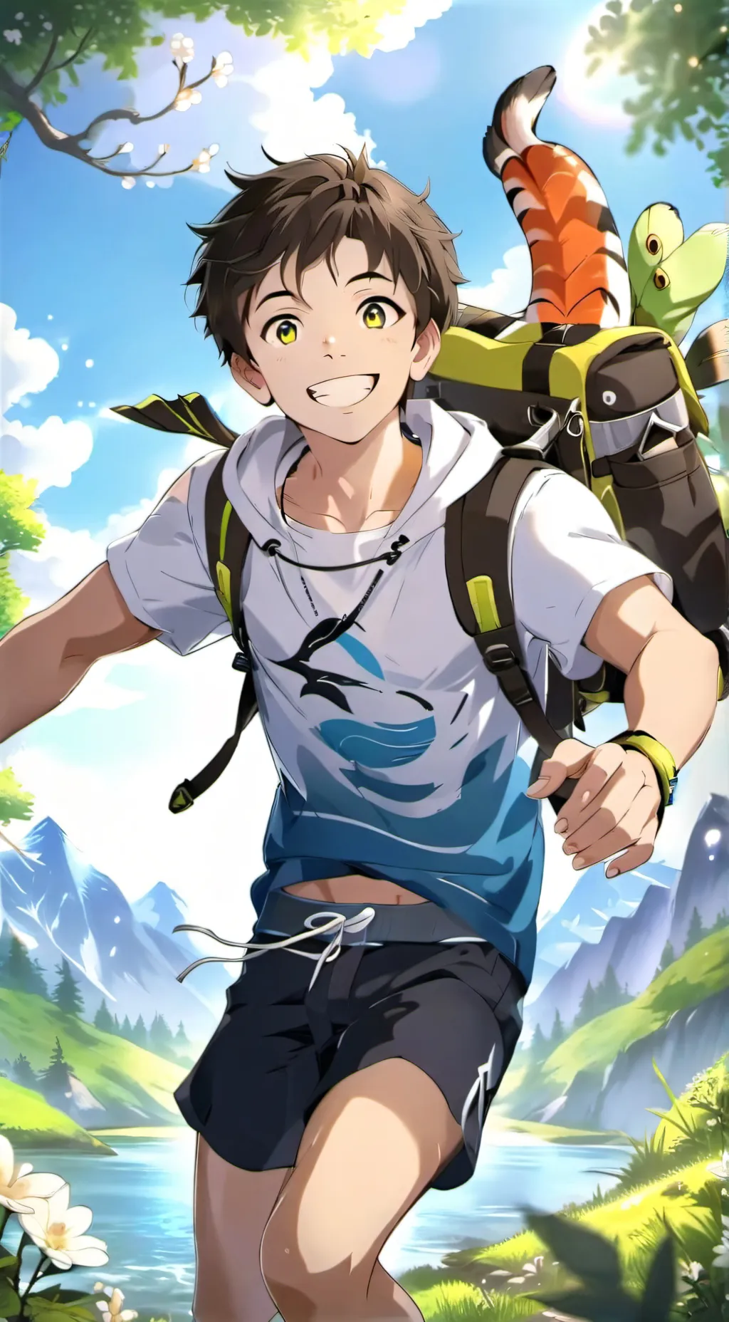 ai character: Hunter background