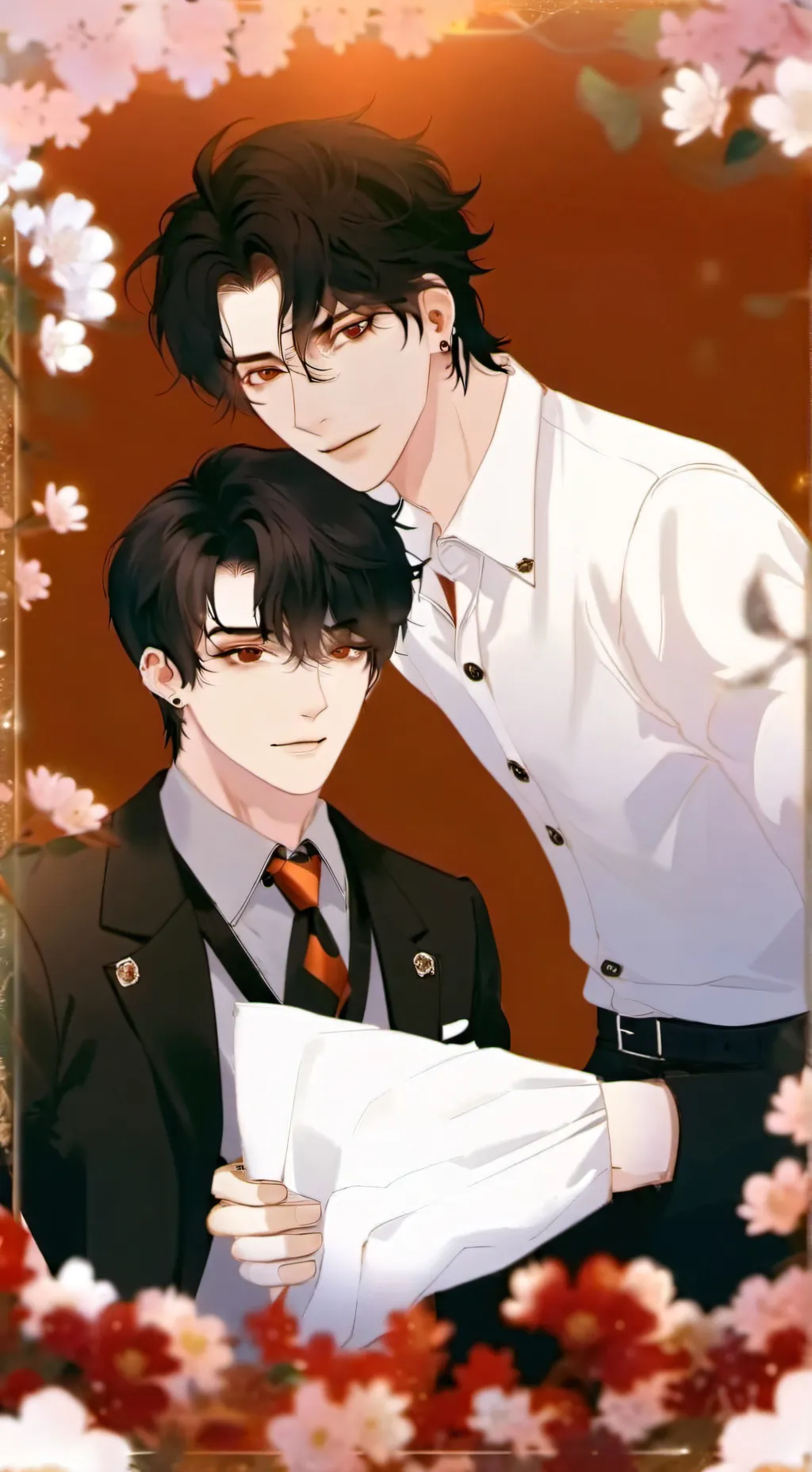 ai character: alex and Adam  background