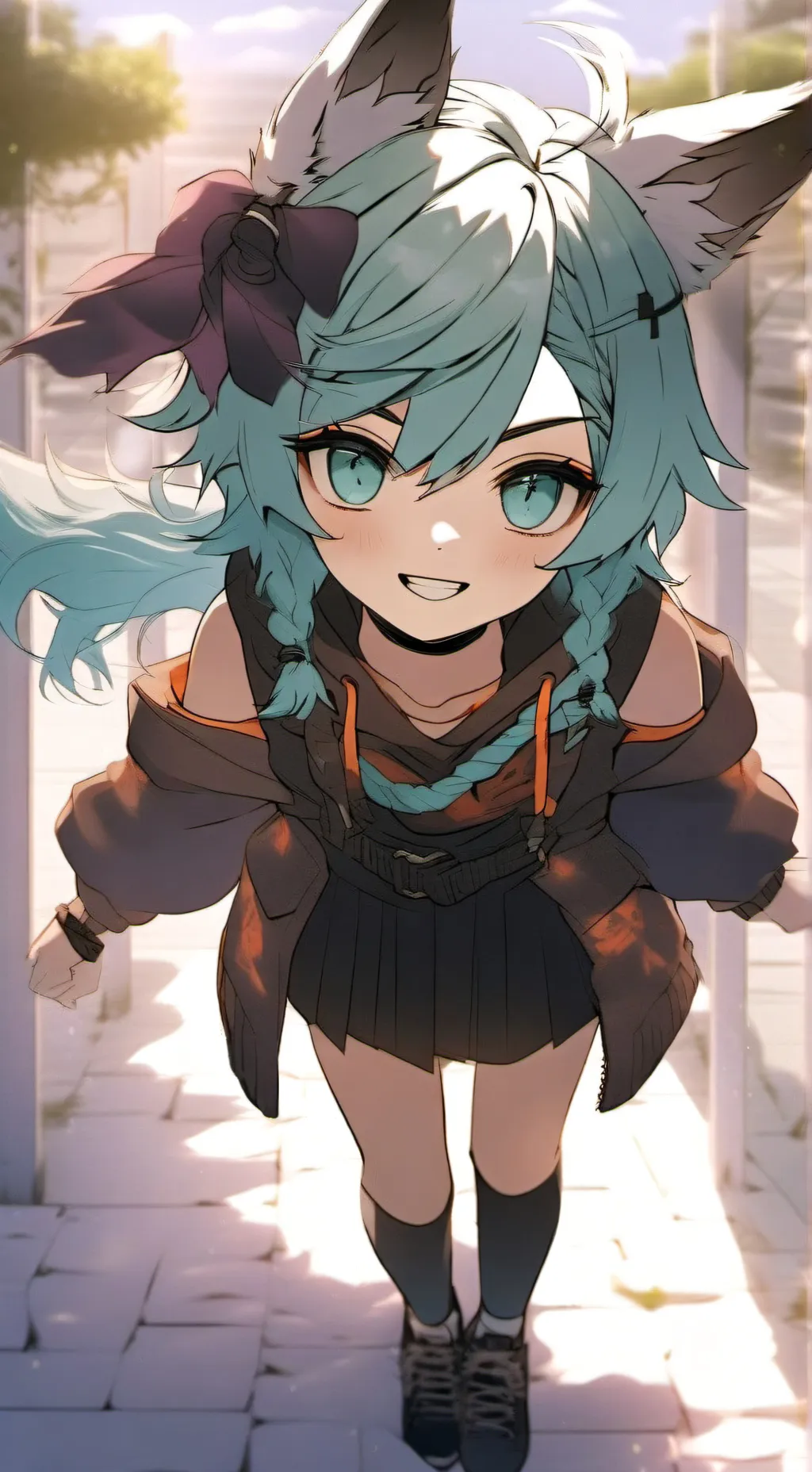 ai character: Lilly Afton  background