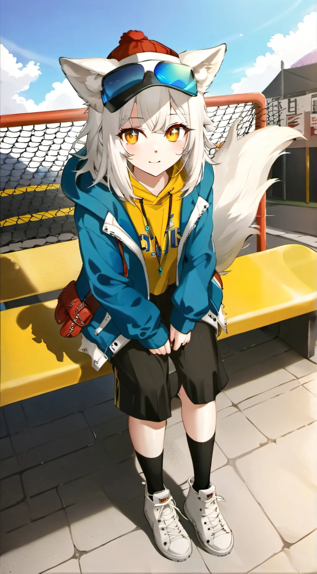 ai character: Meun  background