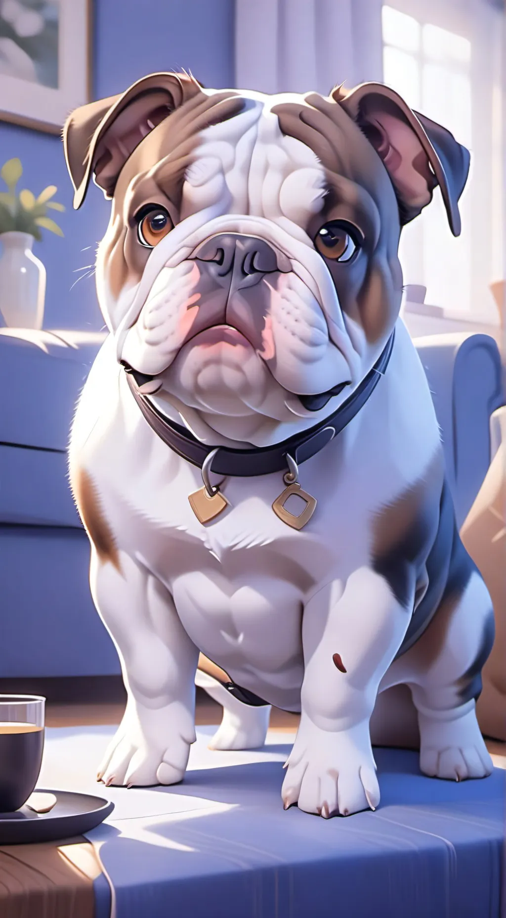 ai character: Bulldog background