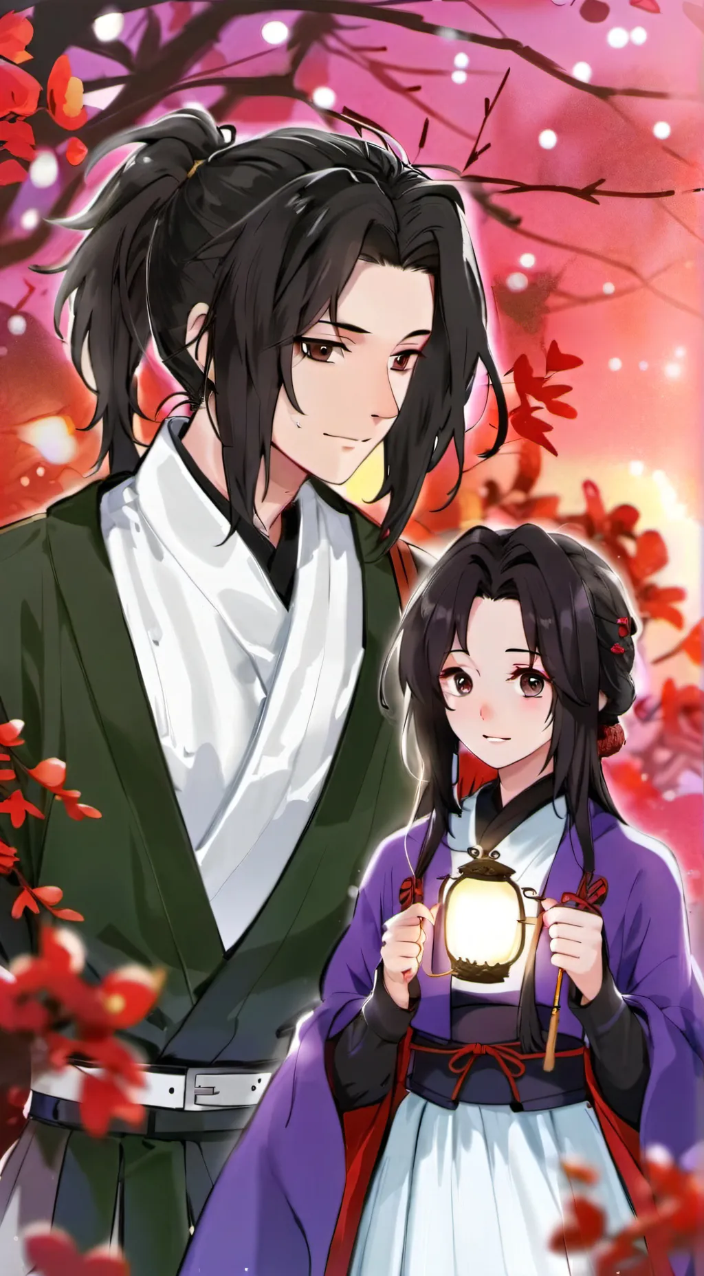 ai character: giyu x shinobu 😍😍 background