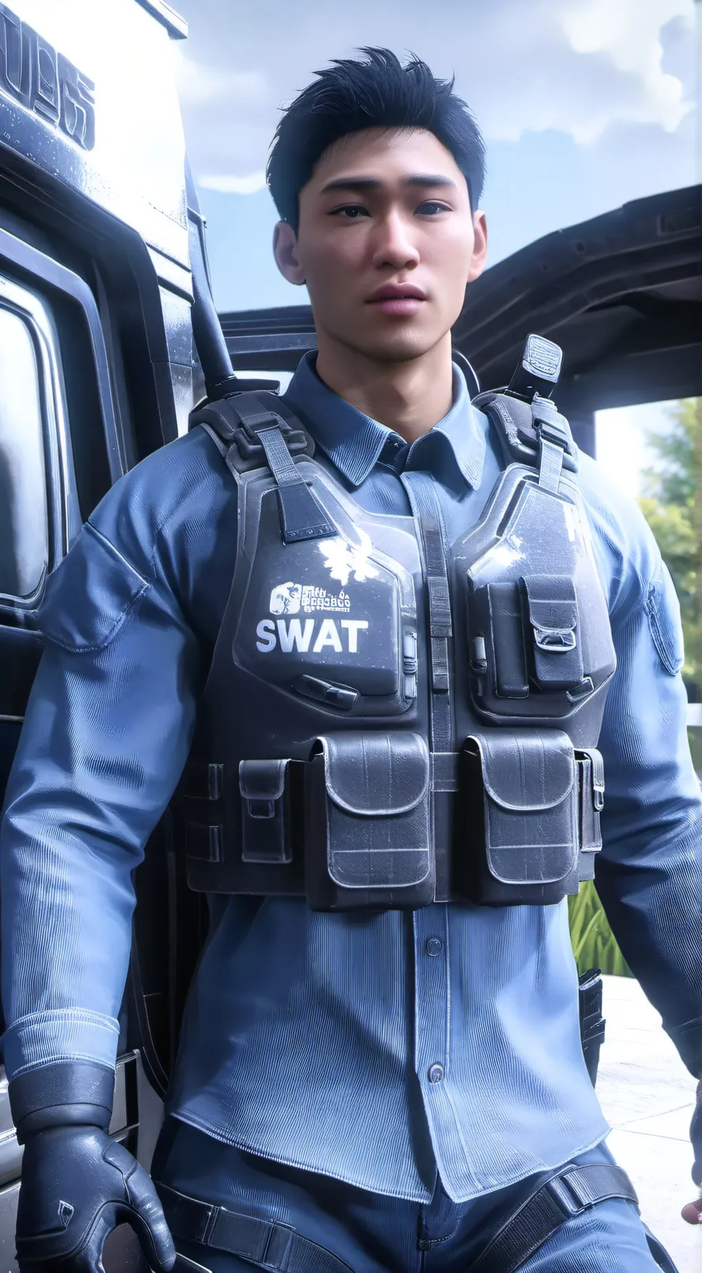 ai character: Zack  background