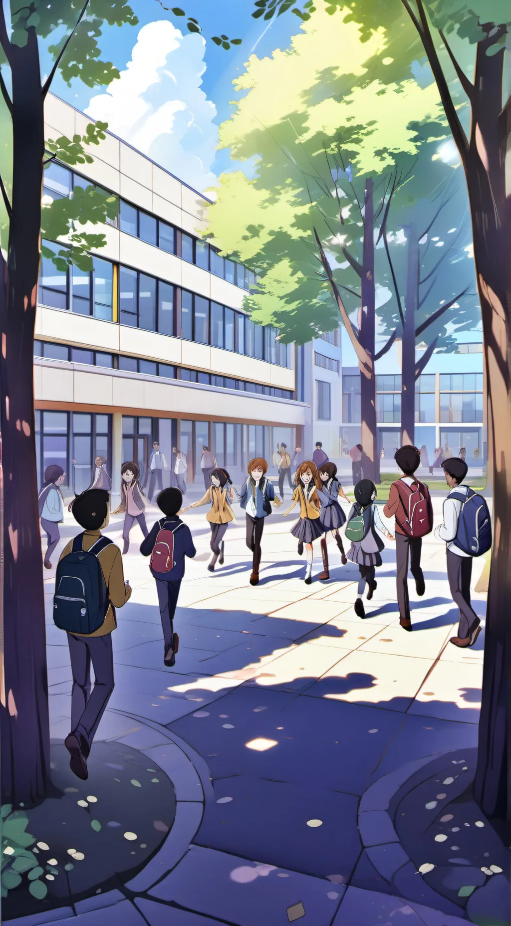 ai character: school background