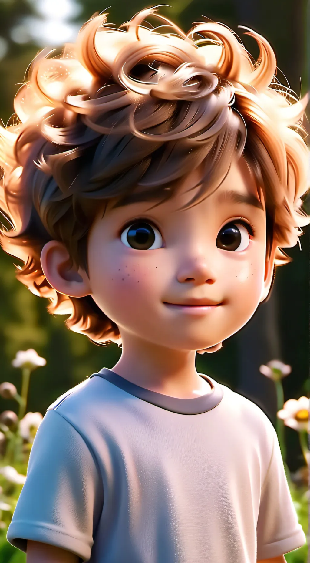 ai character: brainrot kid background