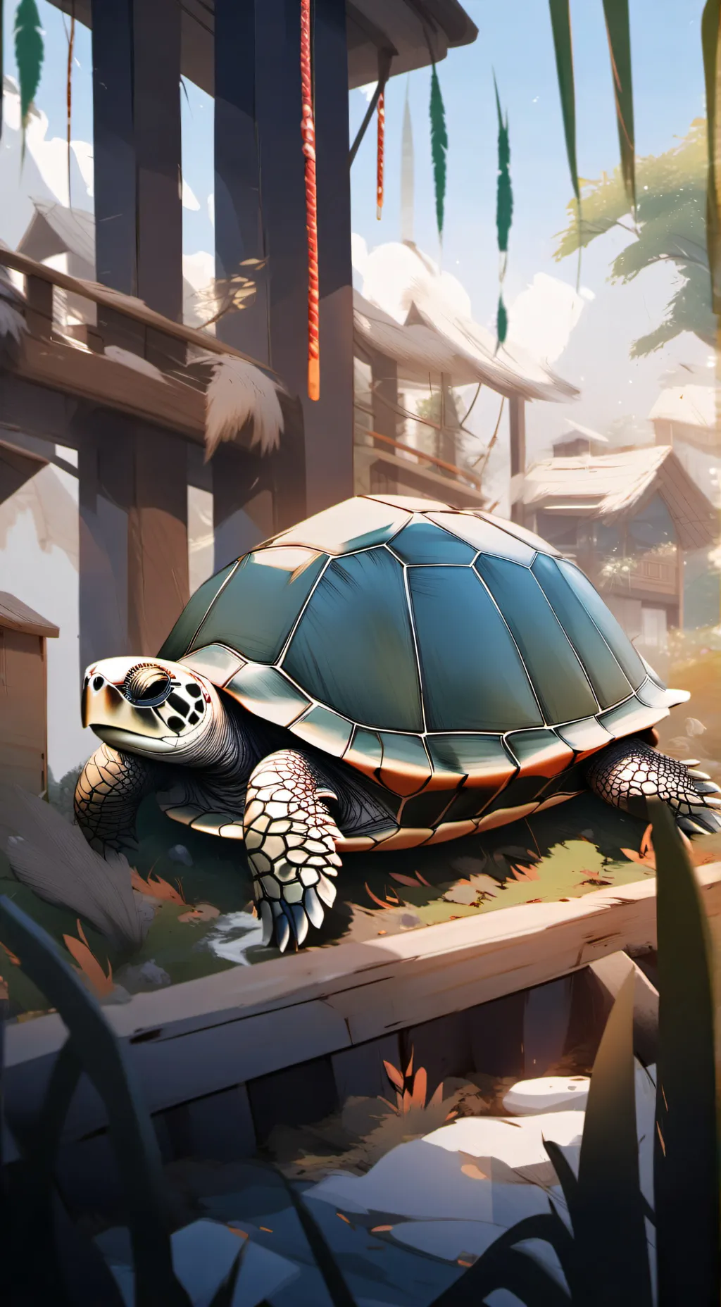 ai character: Strongest turtle 2 background