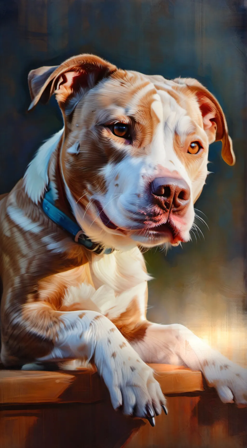 ai character: puppies background