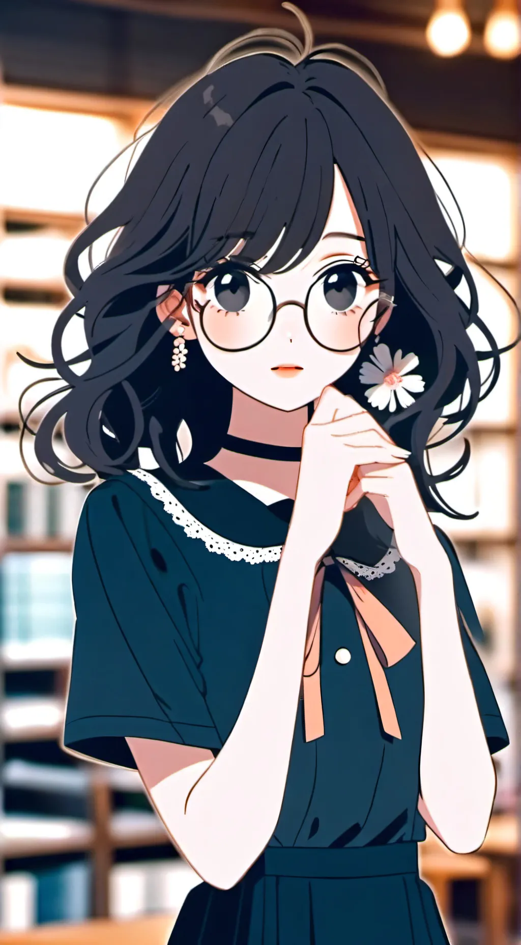 ai character: Asbah <3 background