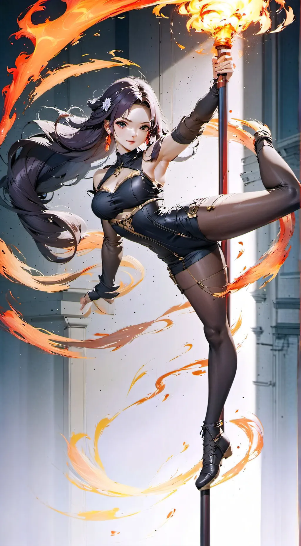 ai character: Линда background