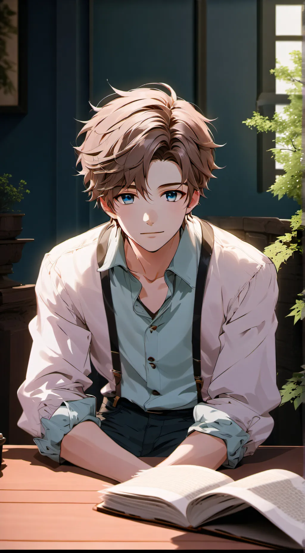 ai character: Michael  background