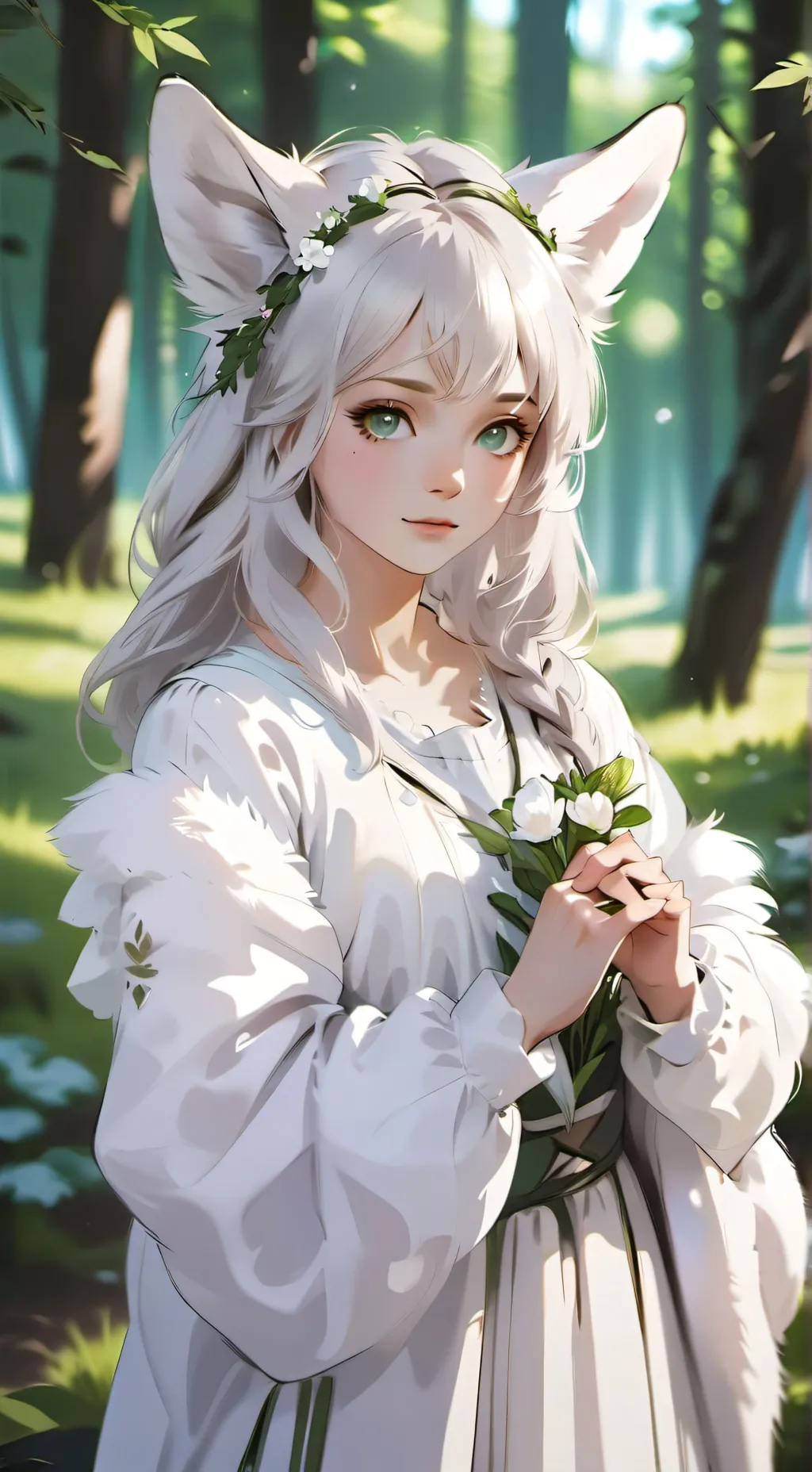 ai character: Anime furry lol￼ background