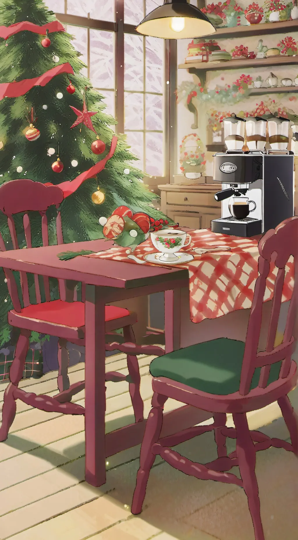 ai character: Christmas! background