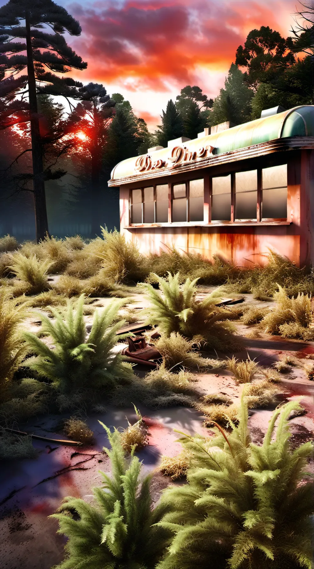 ai character: Stranger things background