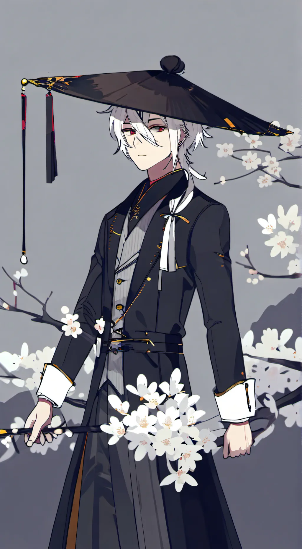 ai character: Mui claps￼ Yui background