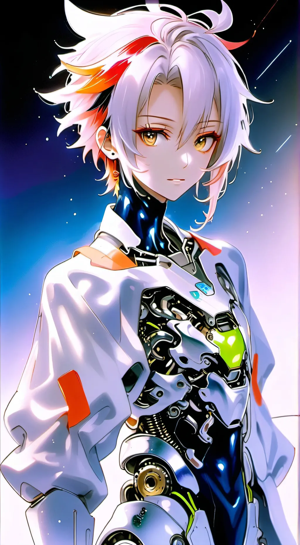 ai character: Chromatic background