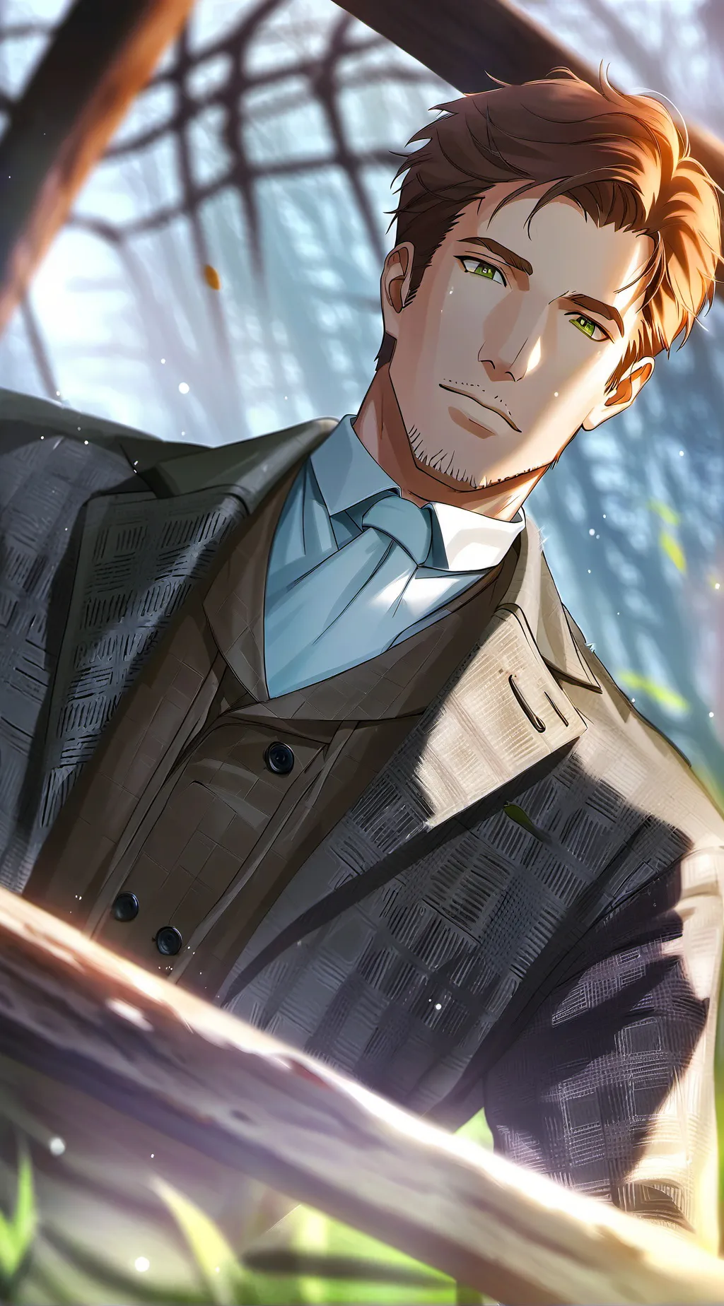 ai character: Arthur Weasley  background