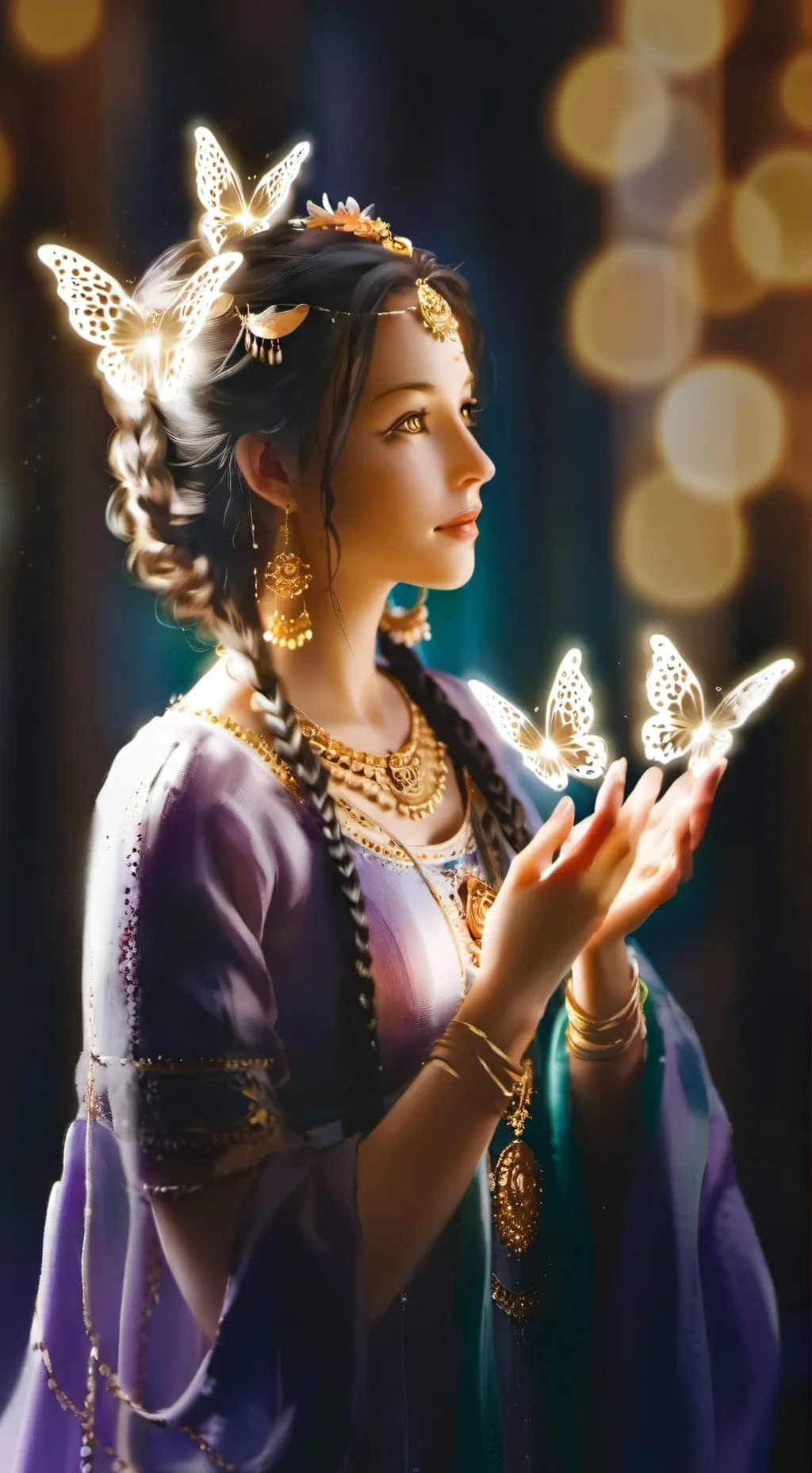 ai character: Maria Rose Emparia background