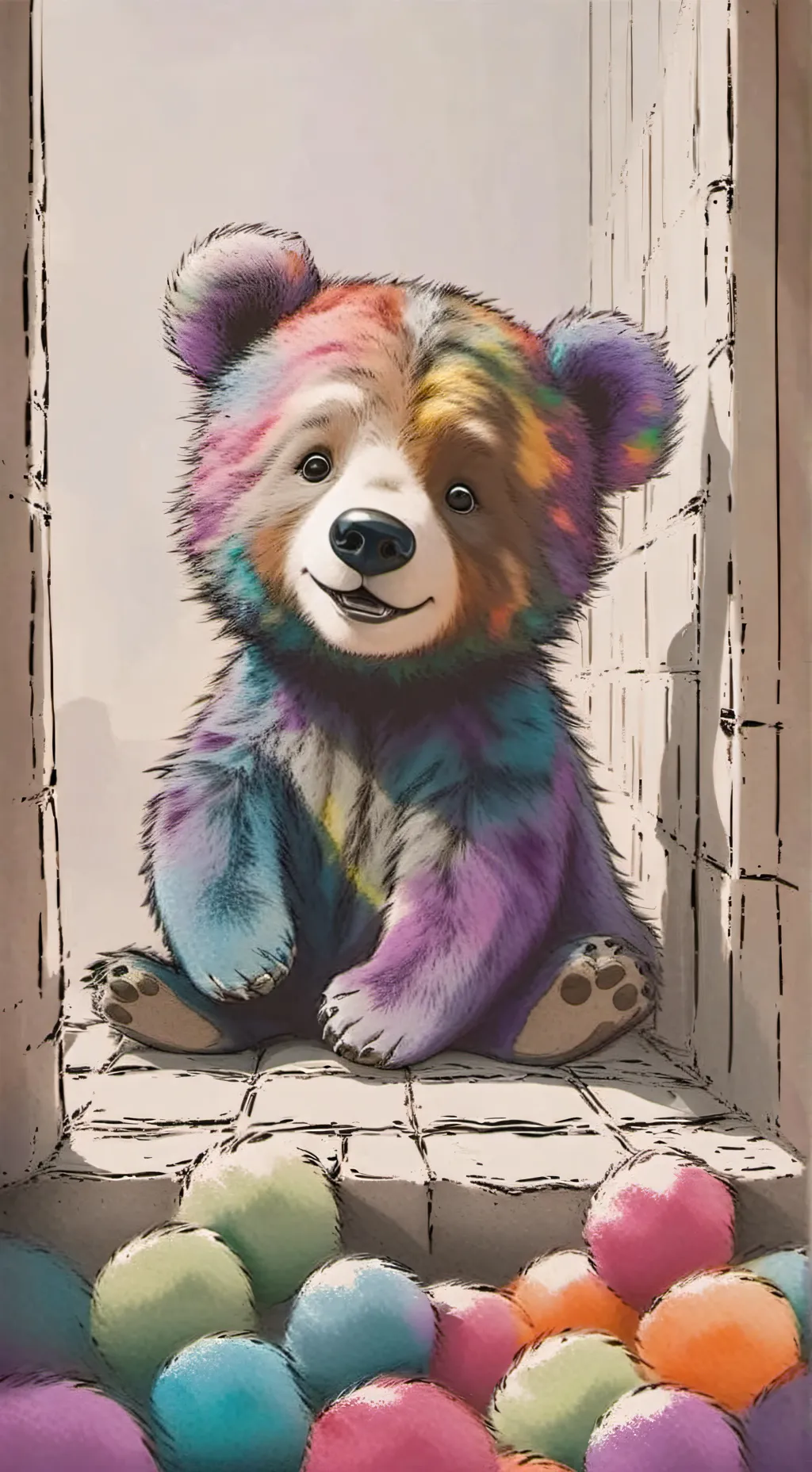 ai character: fufly background