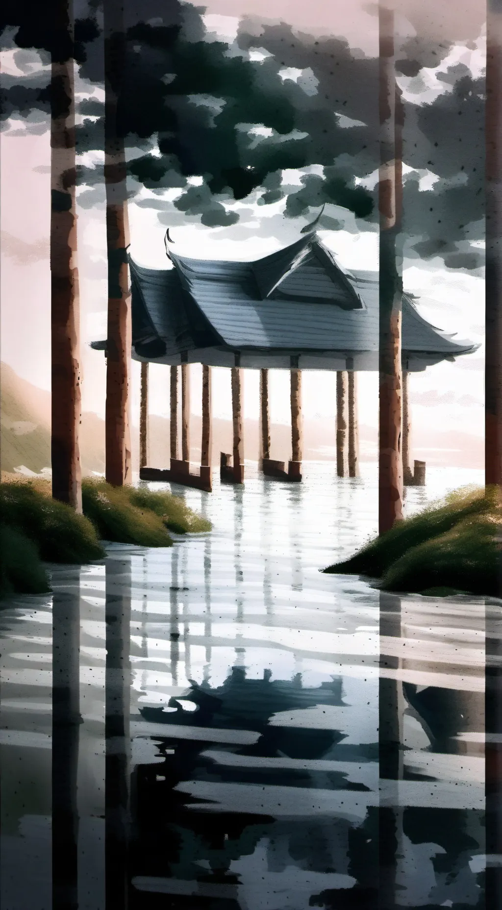 ai character: backrooms background