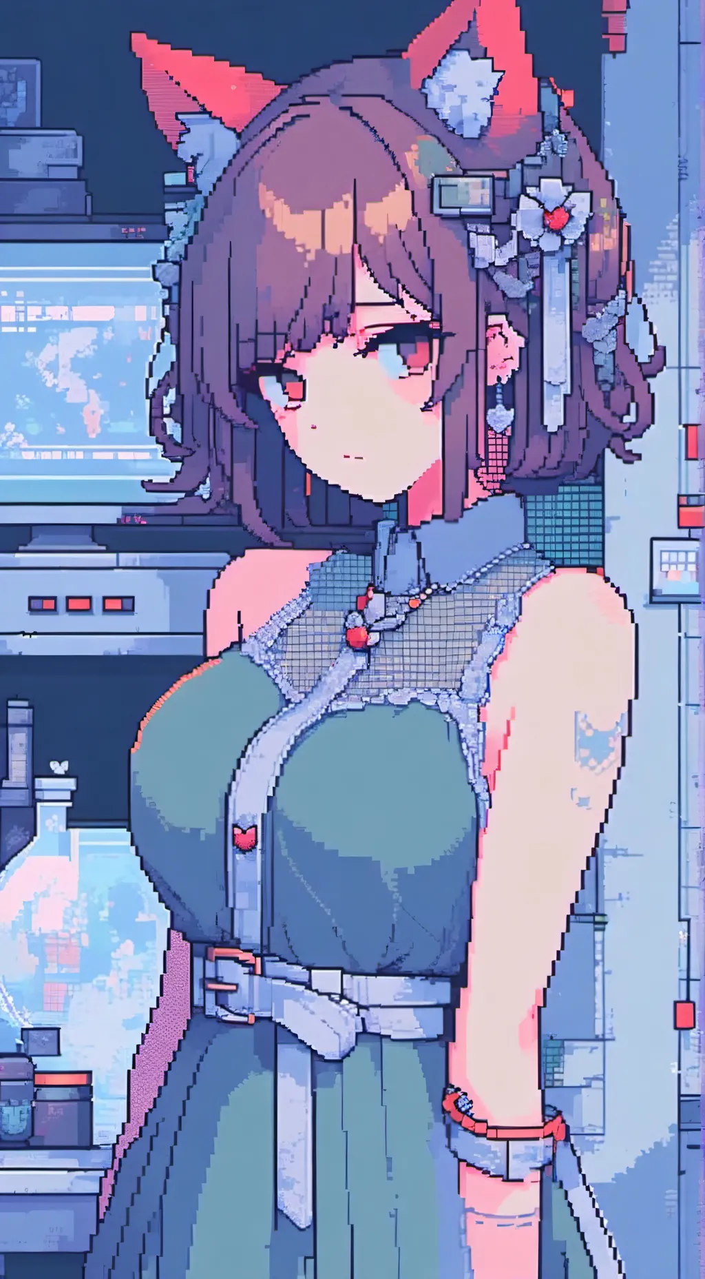 ai character: Dw pick me background